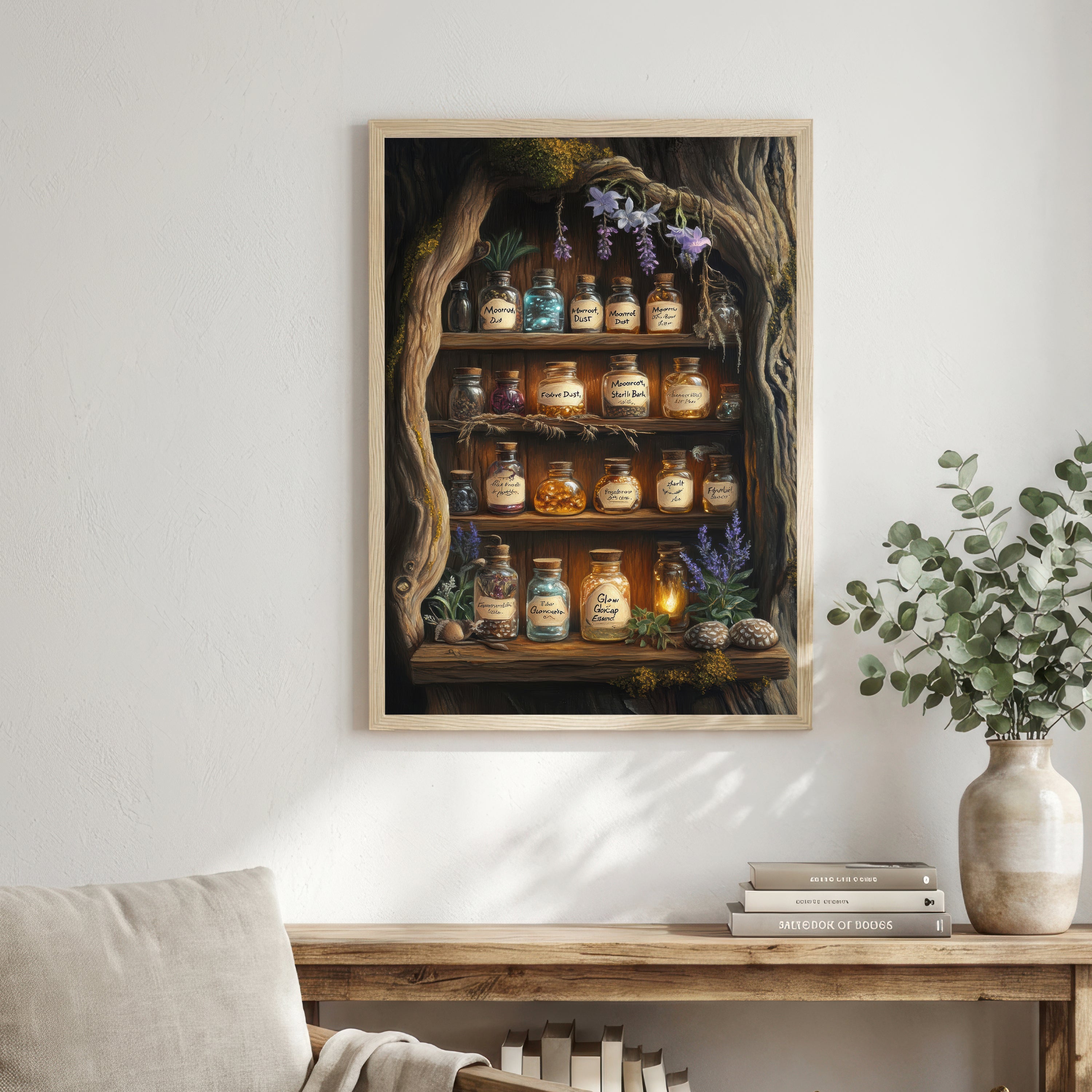 Enchanted Woodland Apothecary Art Print