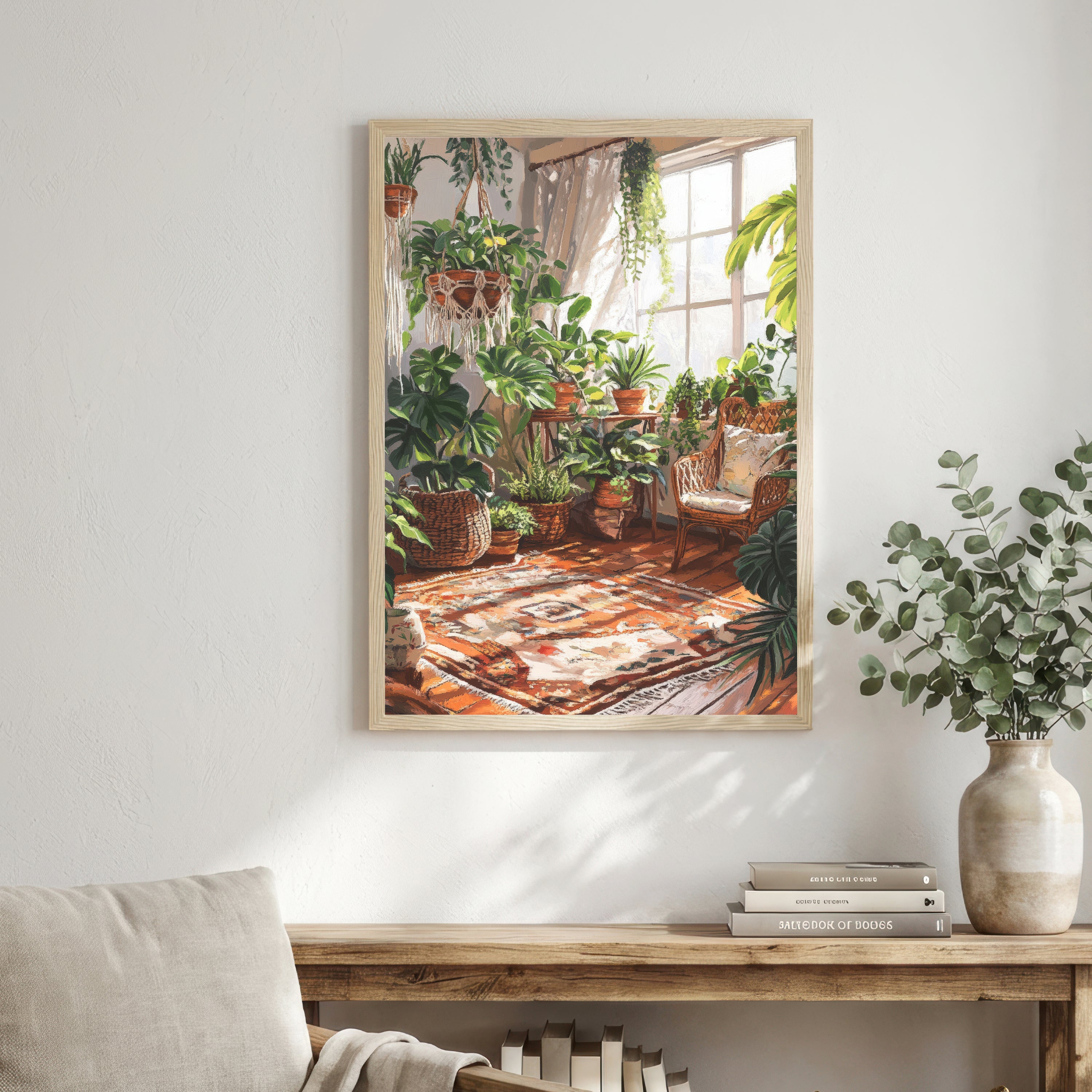 Lush Indoor Garden Art Print