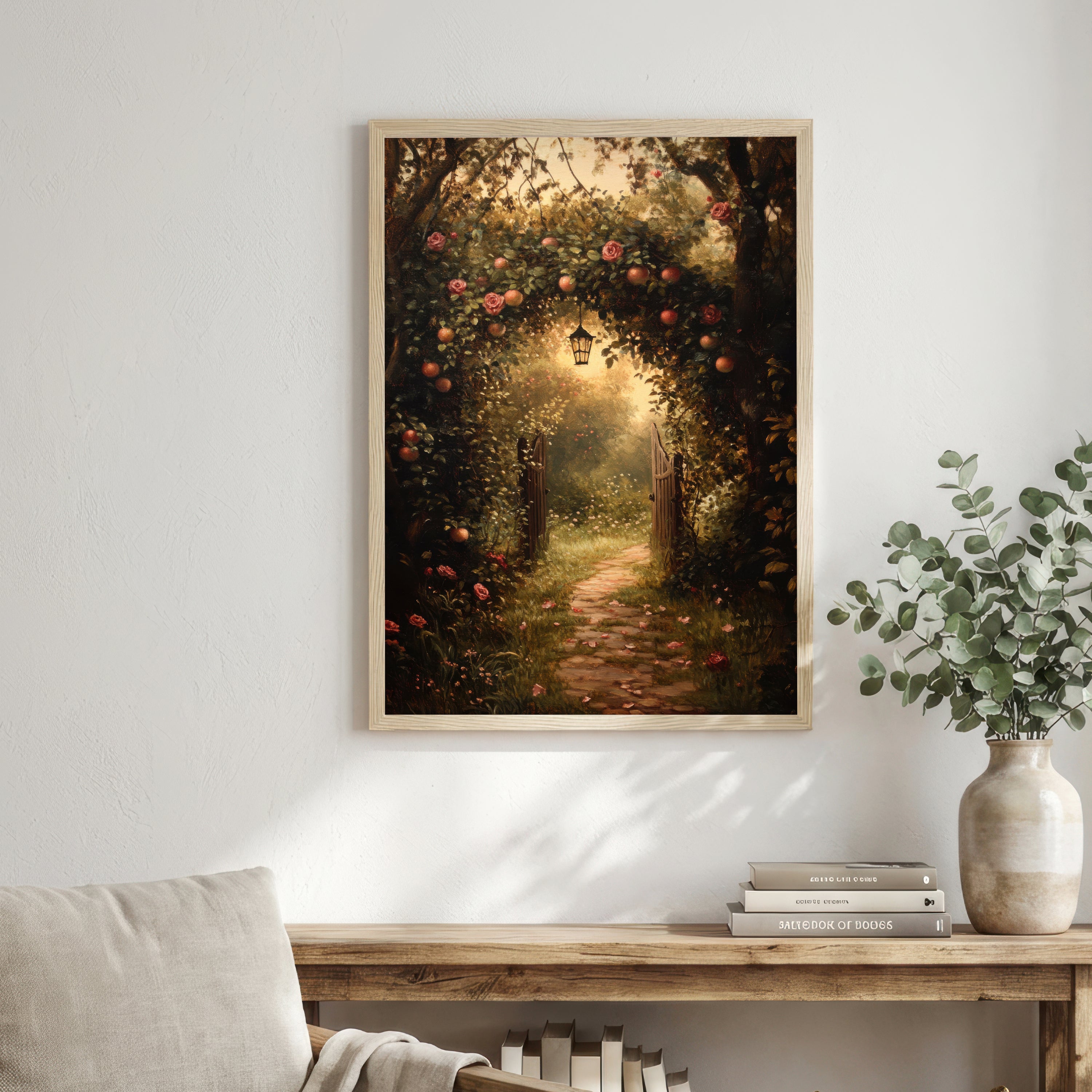 Romantic Secret Garden Art Print