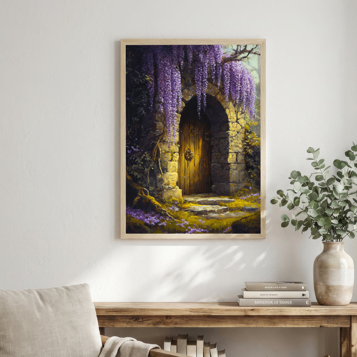 Enchanted Woodland Door Art Print