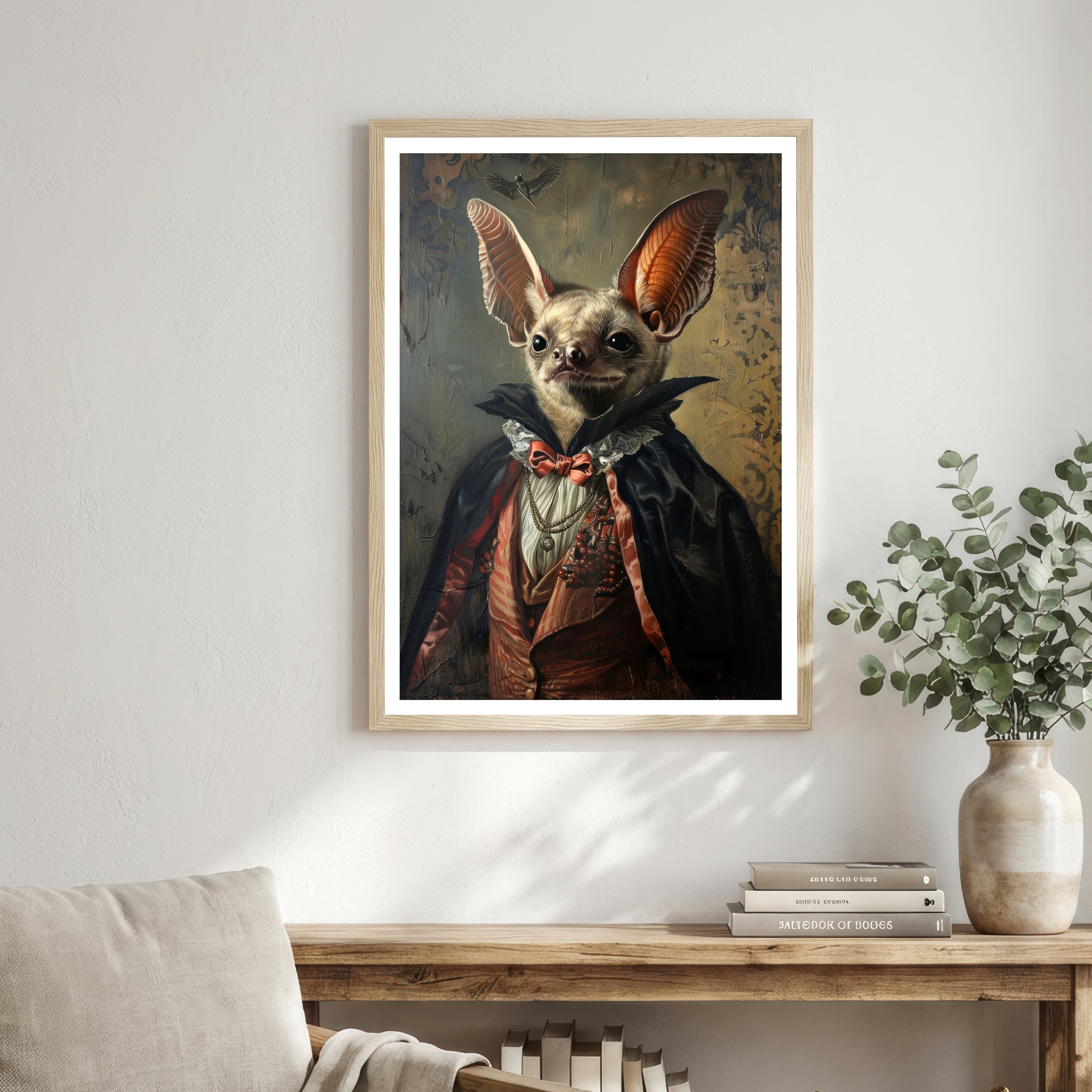 Gothic Bat Aristocrat Art Print
