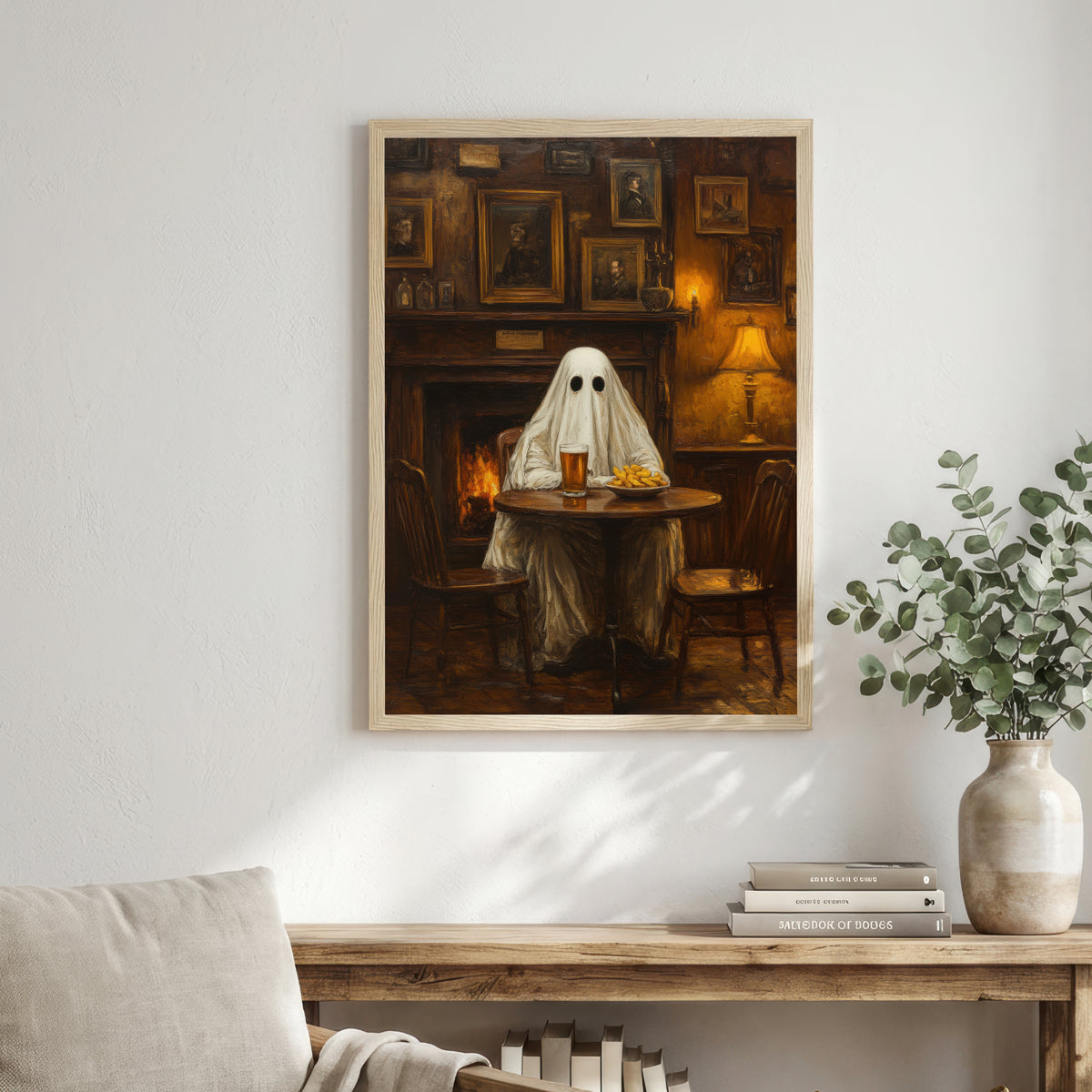 Ghost at the Tavern Art Print
