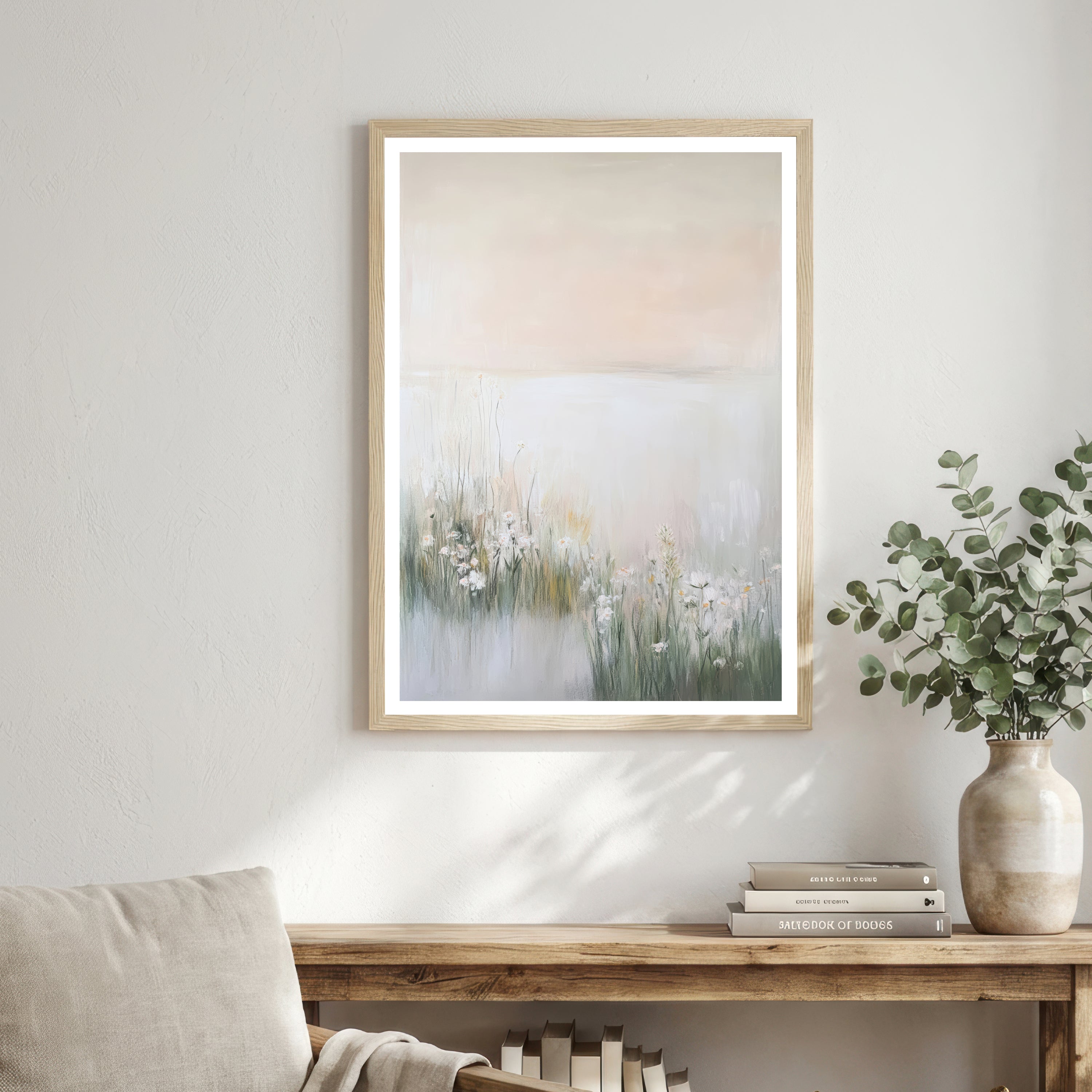Soft Meadow Wildflower Art Print