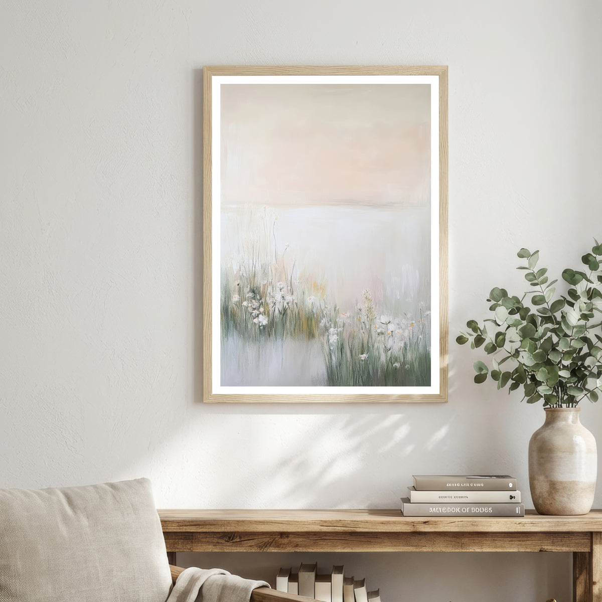 Soft Meadow Wildflower Art Print