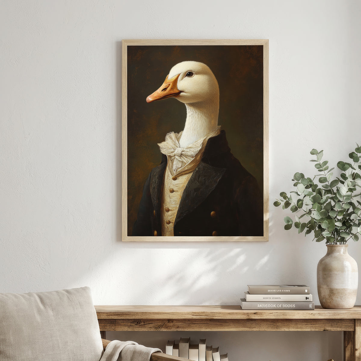 Victorian Goose Portrait Art Print