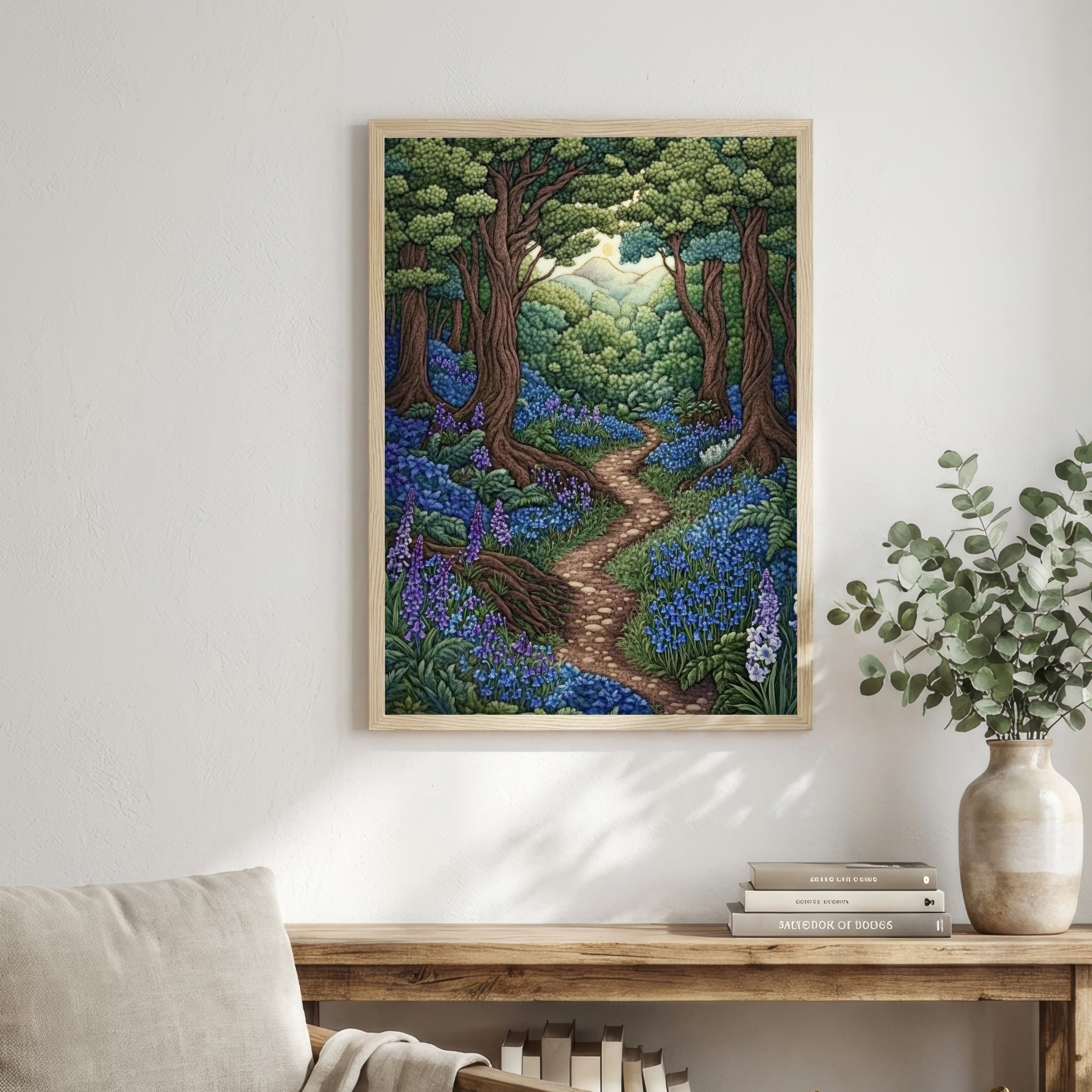 Enchanted Woodland Path Art Print