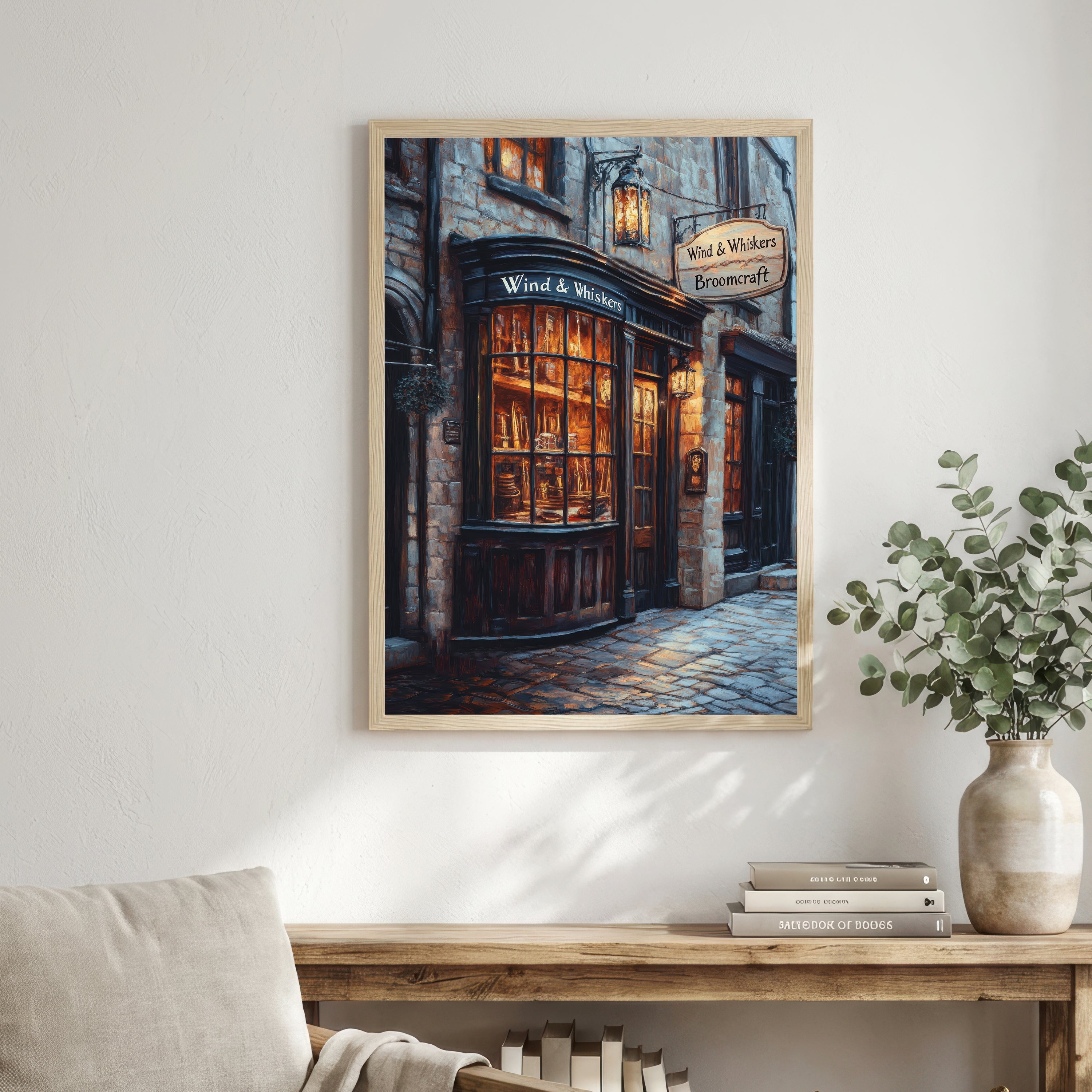 Wind & Whiskers Broomcraft Art Print
