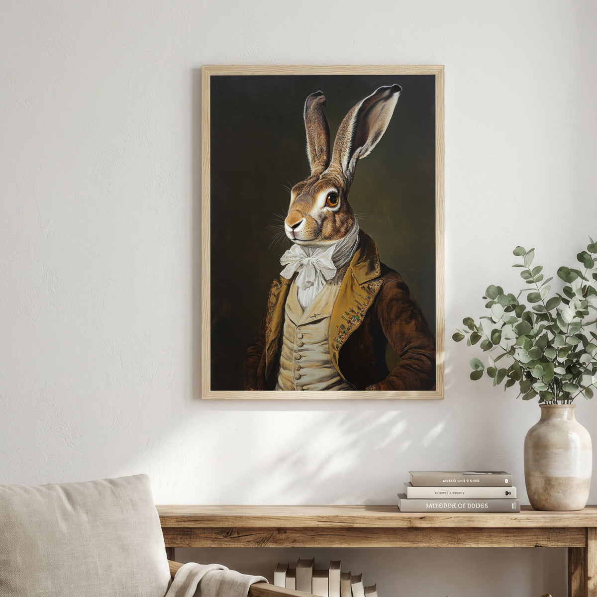 Victorian Hare Portrait Art Print