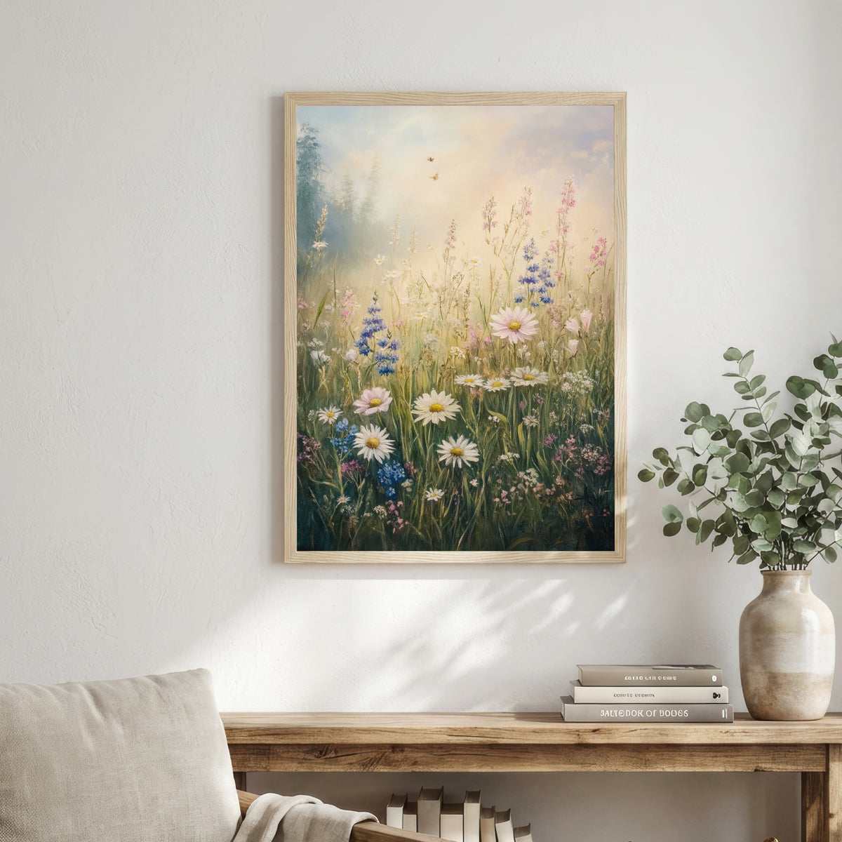 Dreamy Wildflower Meadow Art Print