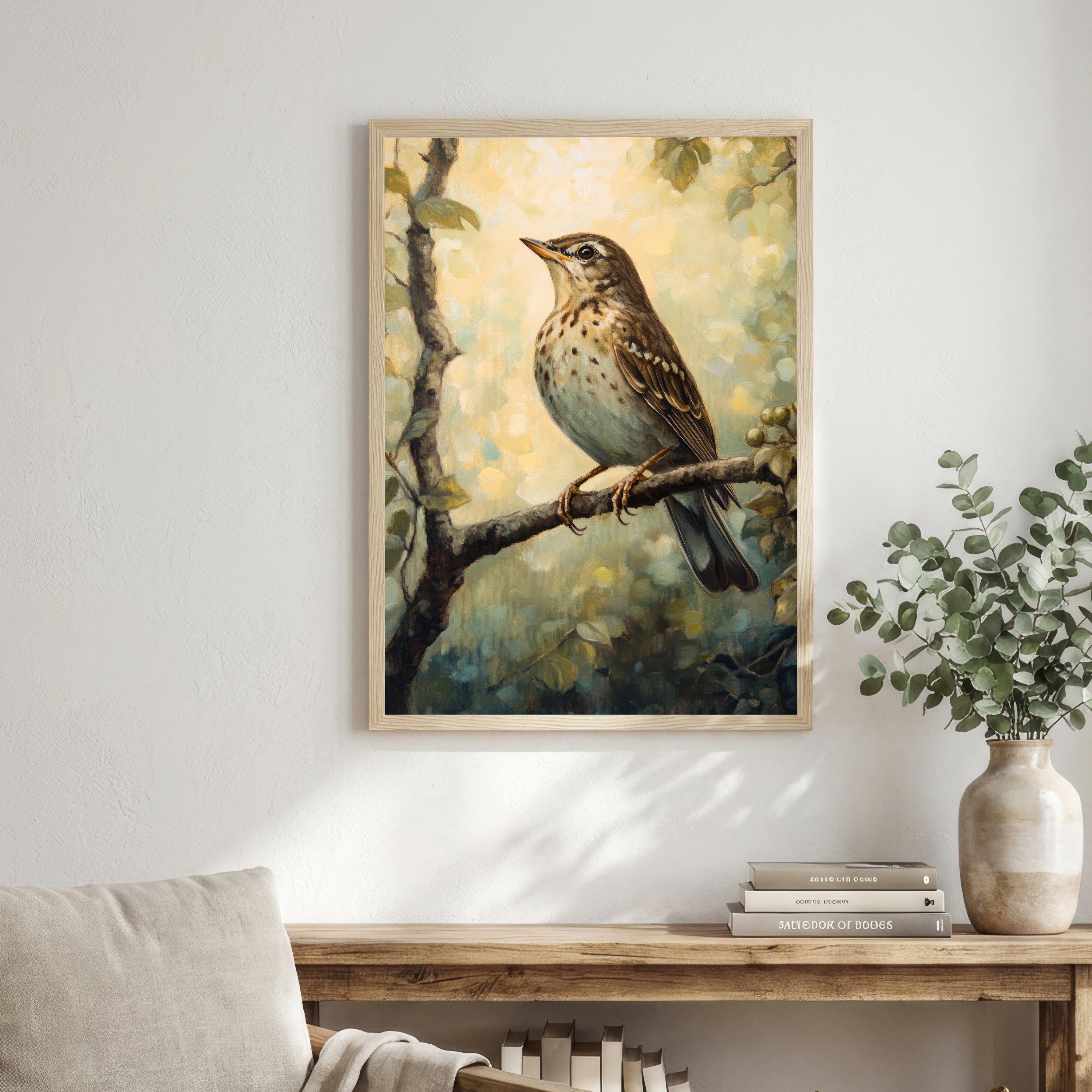 Speckled Songbird Art Print