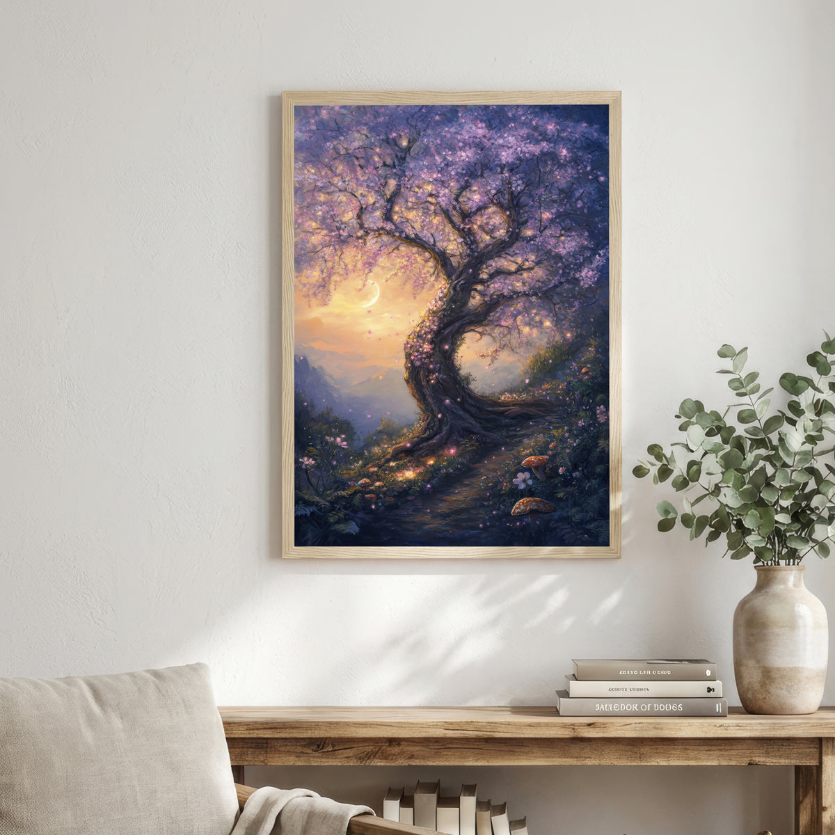 Enchanted Blossom Tree Art Print