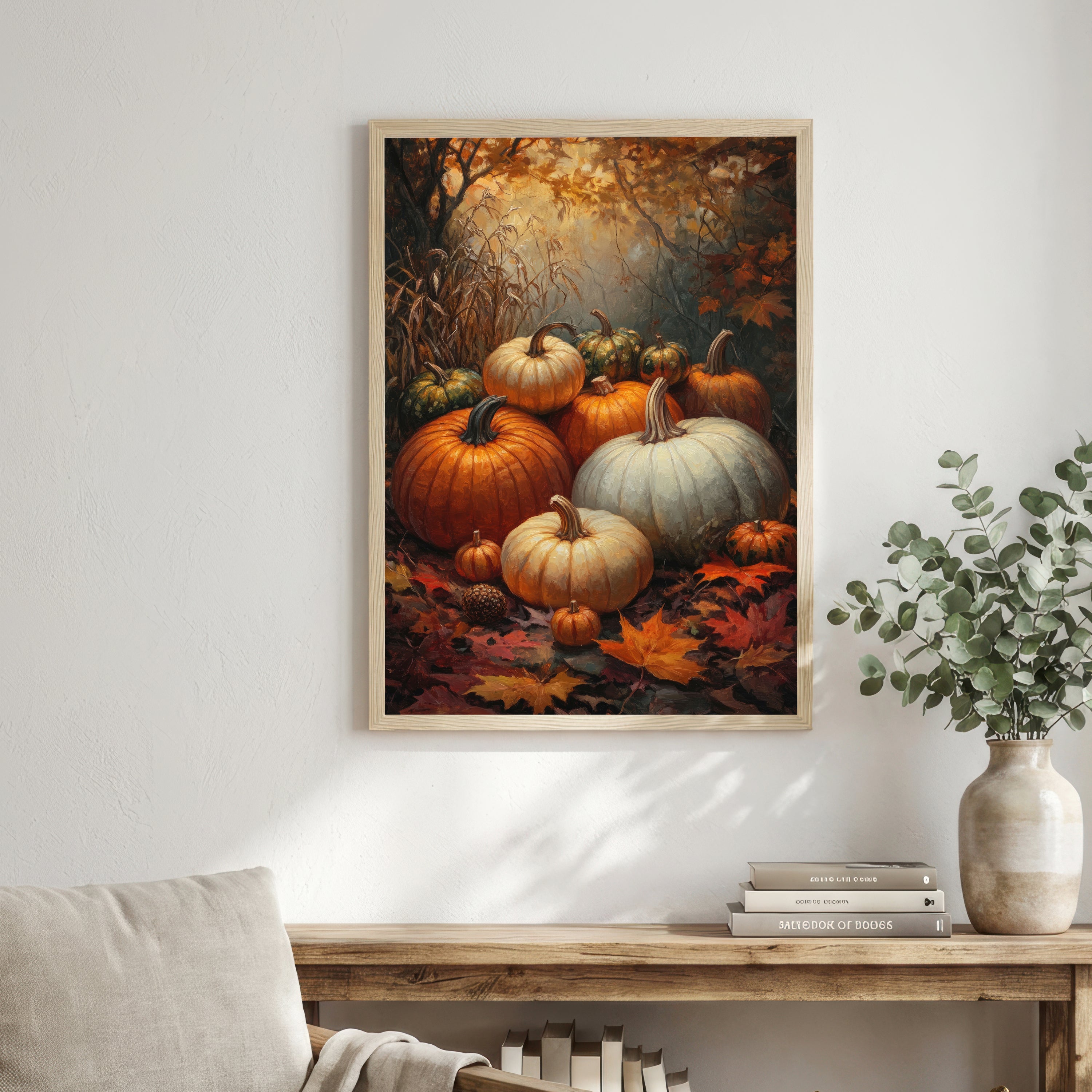 Autumn Pumpkin Harvest Art Print