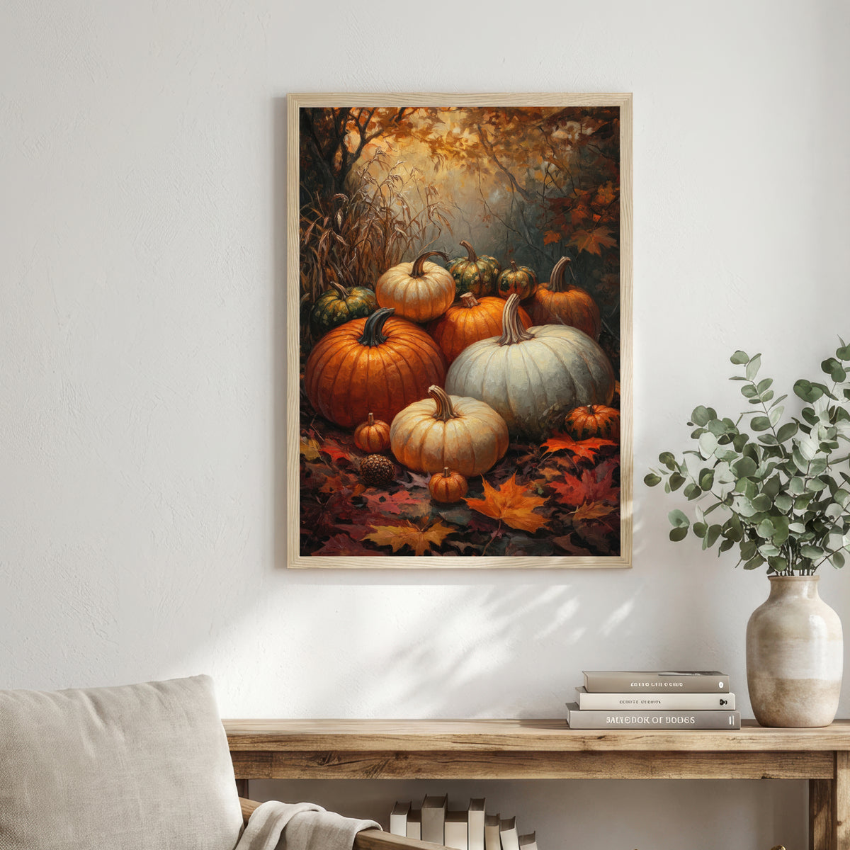 Autumn Pumpkin Harvest Art Print