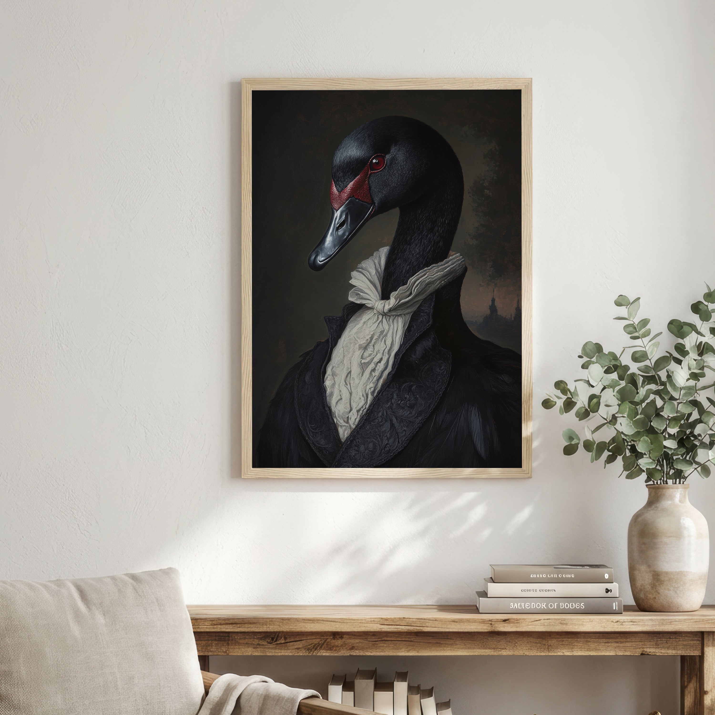 Black Swan Victorian Art Print