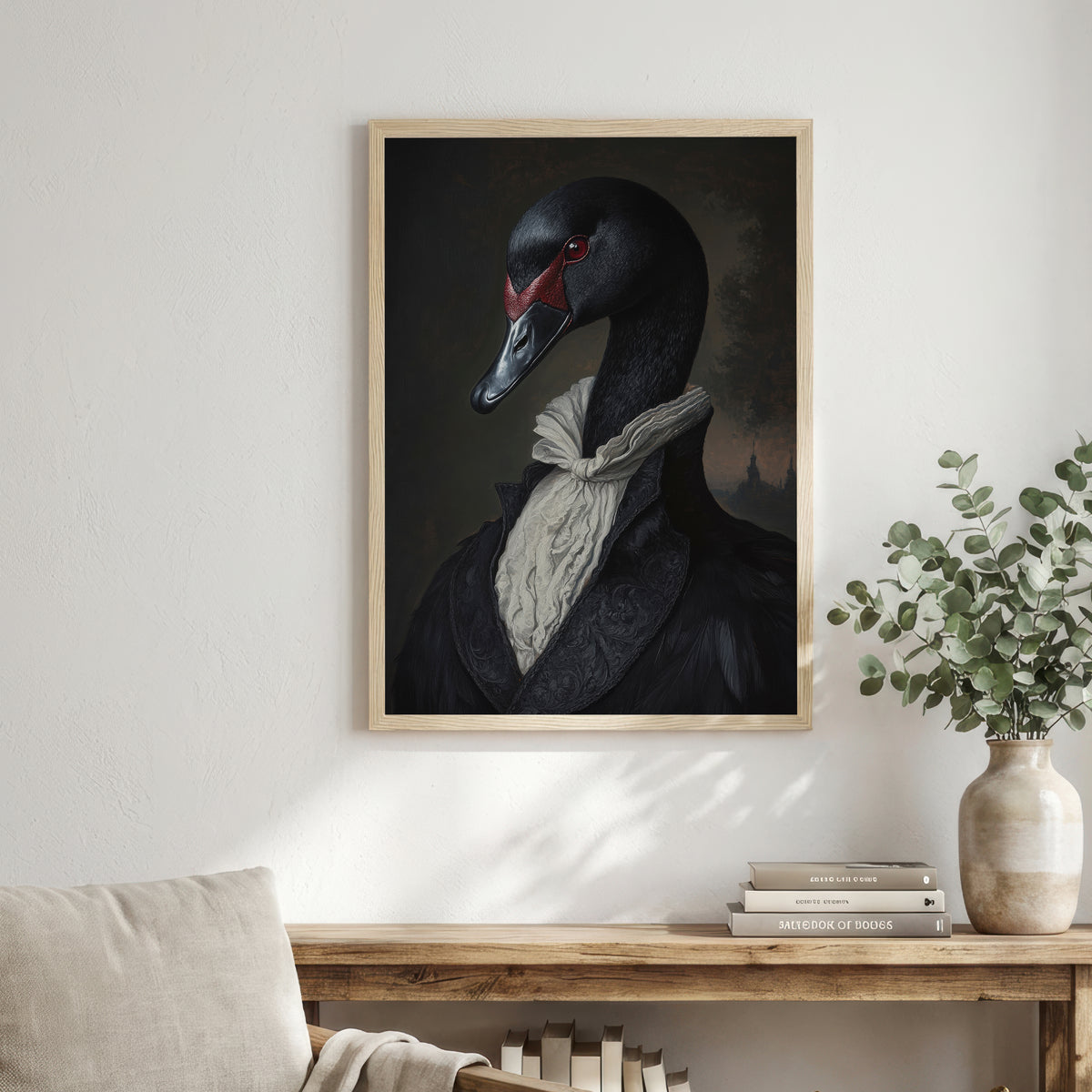 Black Swan Victorian Art Print