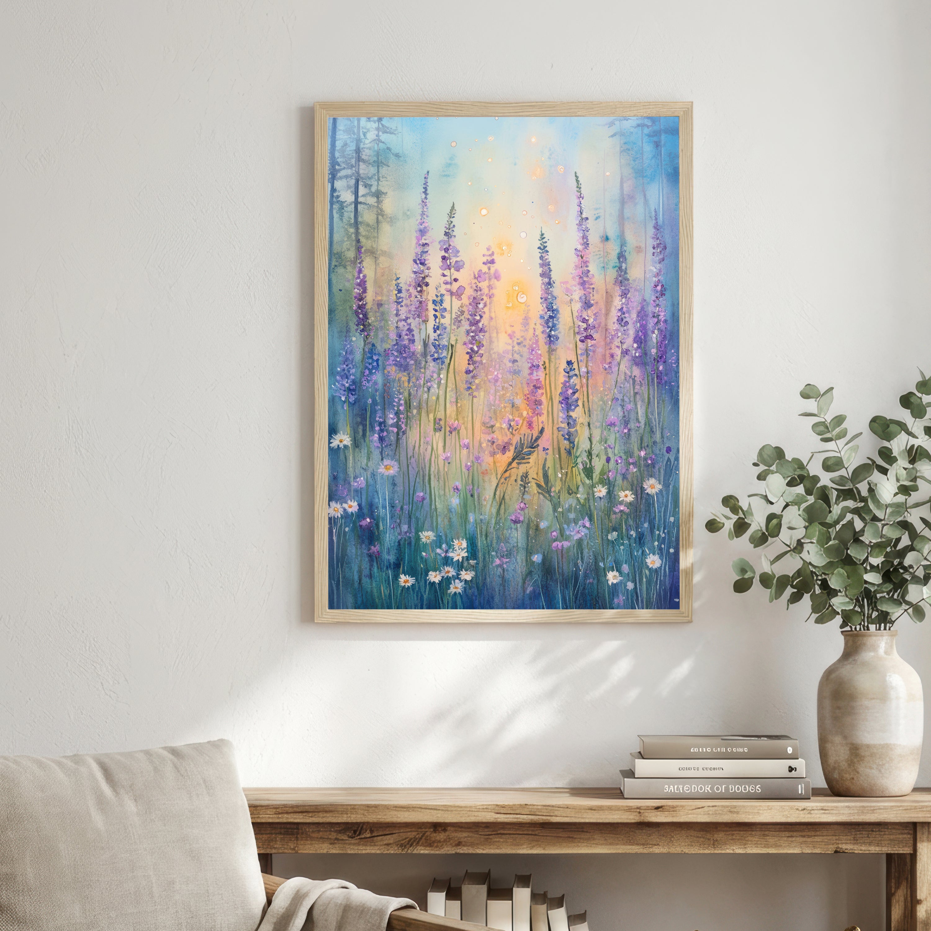 Dreamy Wildflower Meadow Art Print