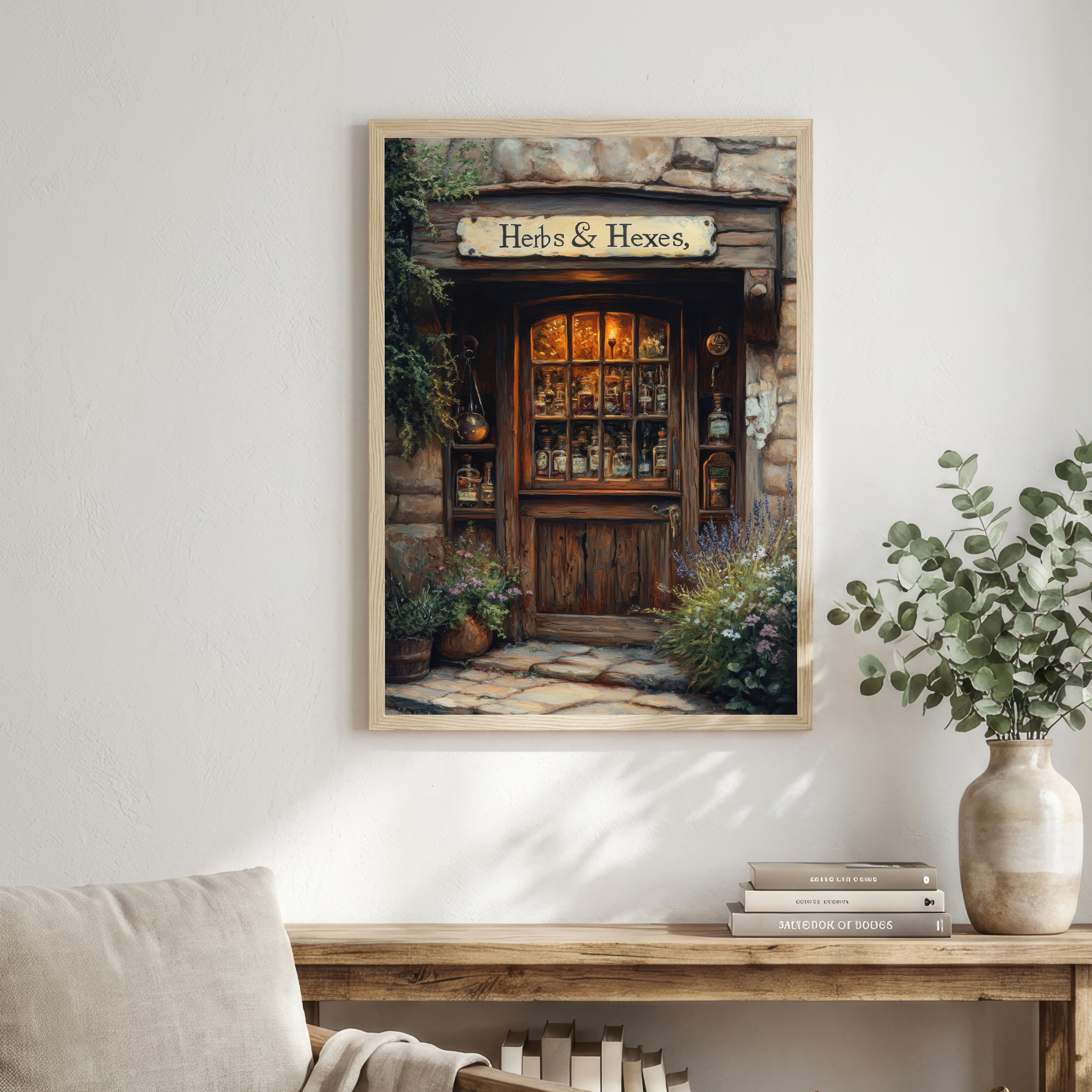 Herbs & Hexes Apothecary Art Print