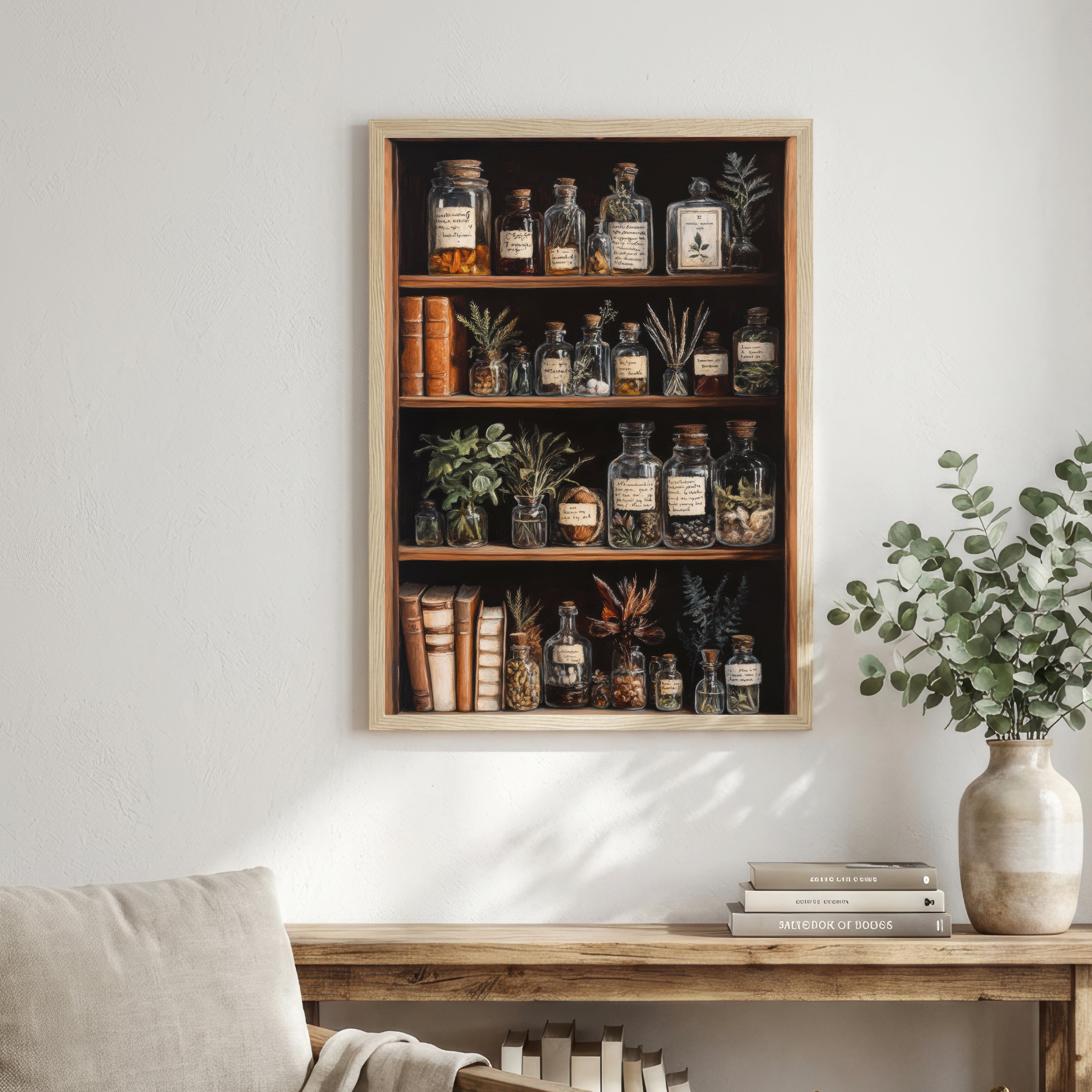 Vintage Apothecary Bottles Art Print