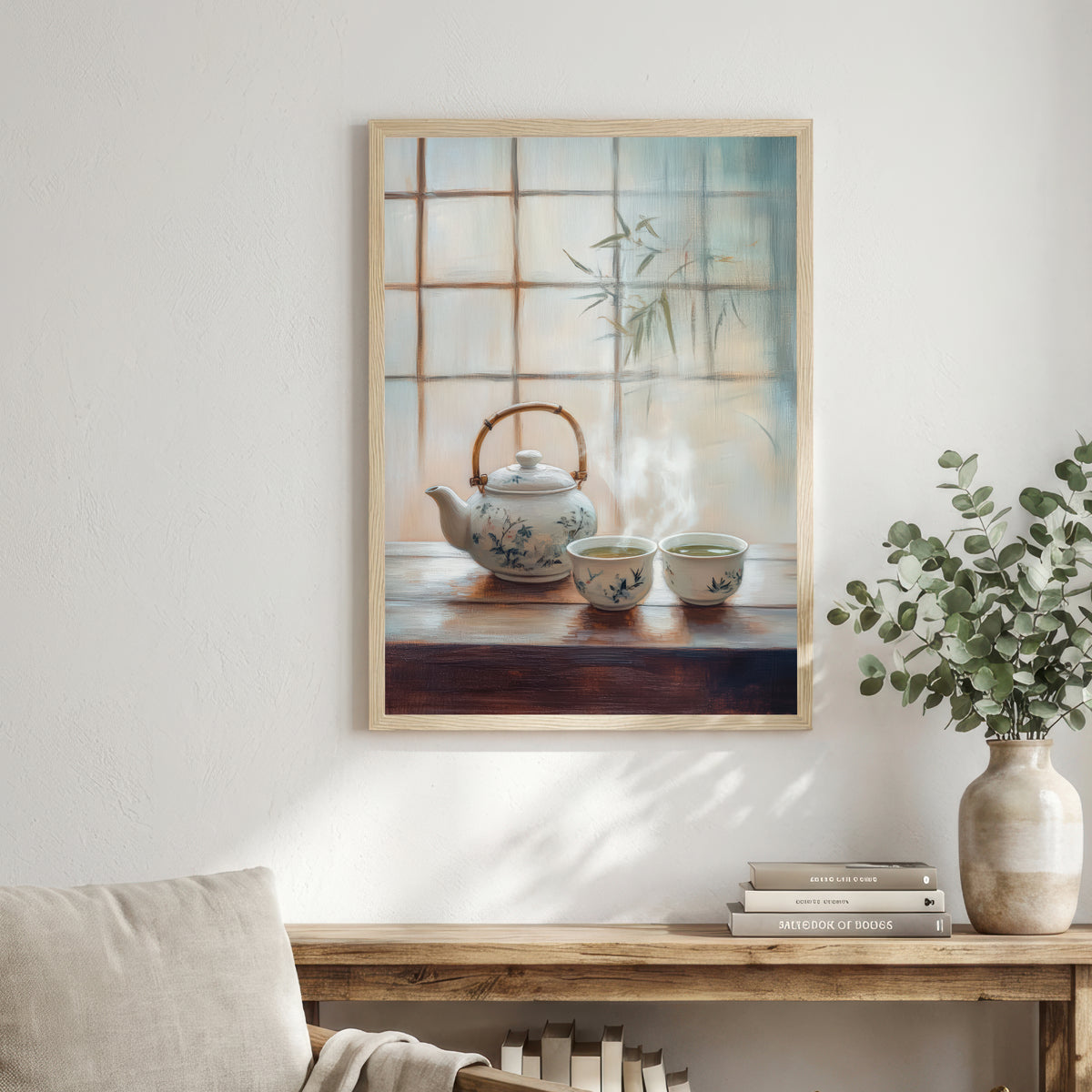 Japanese Tea Set Still Life Art Print