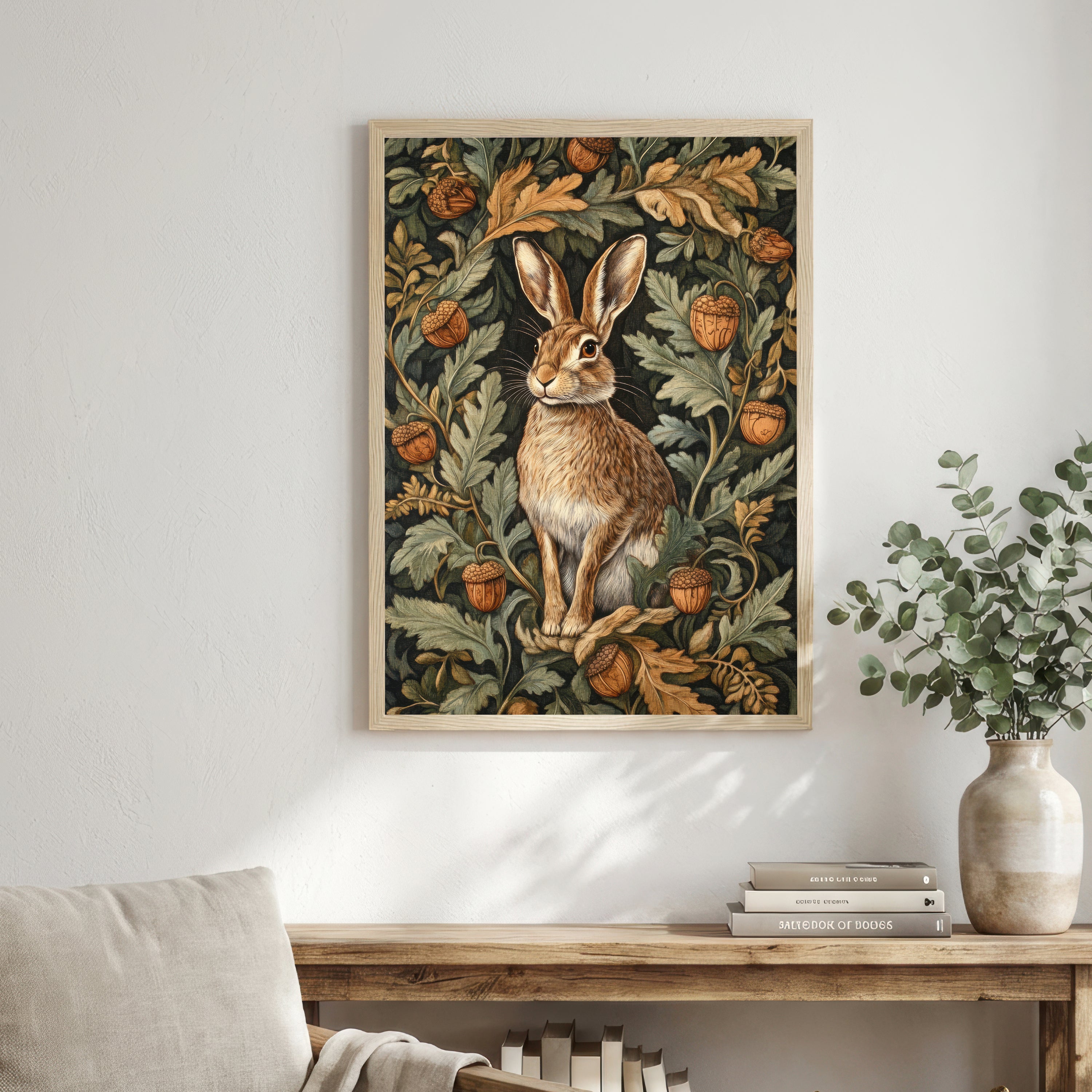 Woodland Hare Art Print