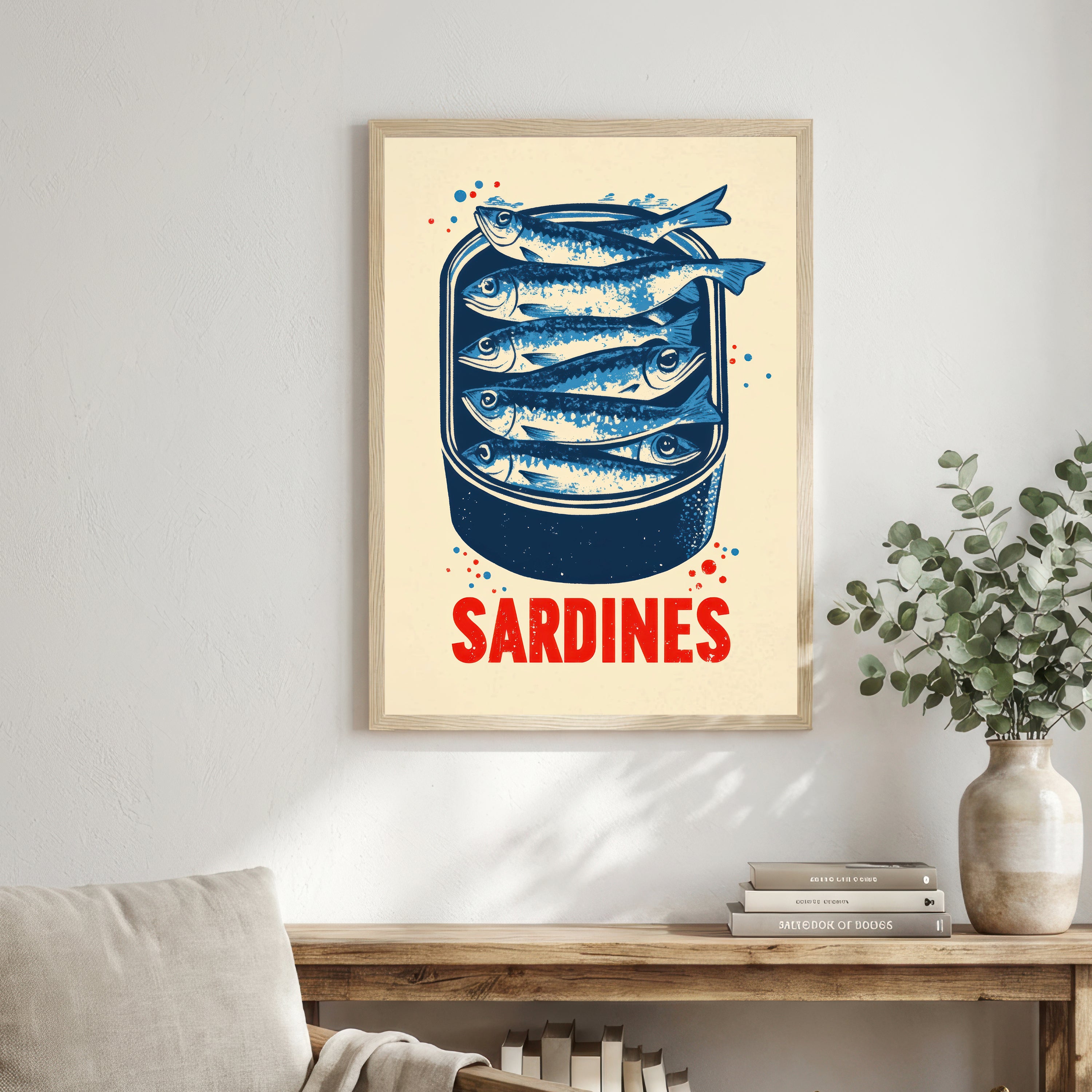 Vintage Sardines Tin Art Print