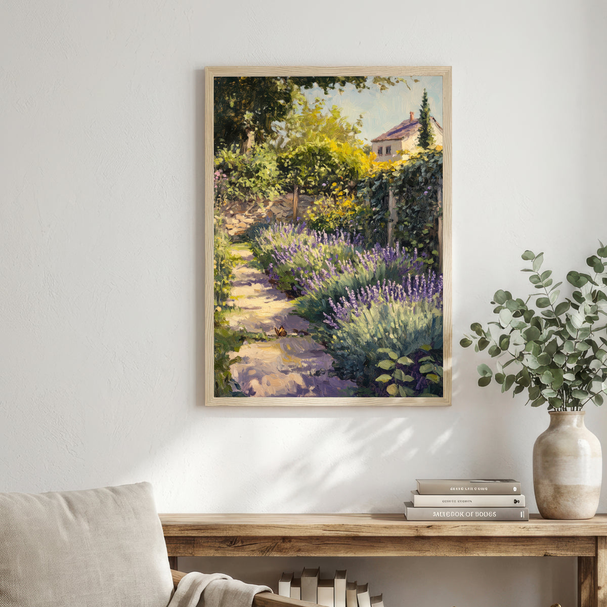 Impressionist Cottage Garden Art Print