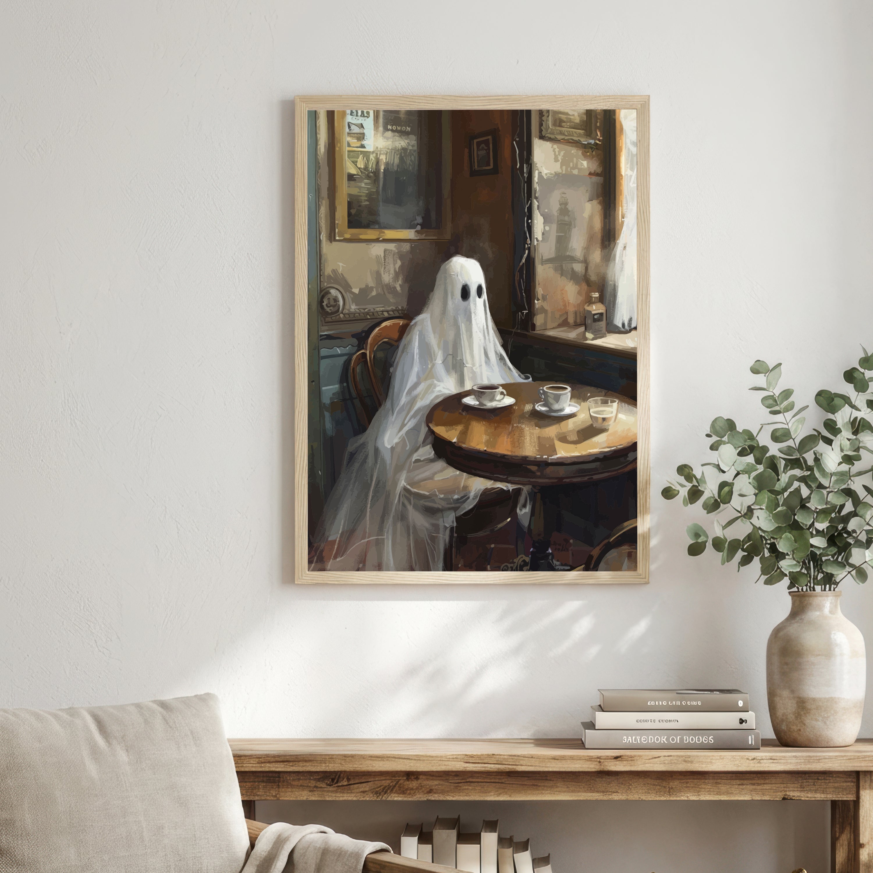 Ghost Tea Party Art Print