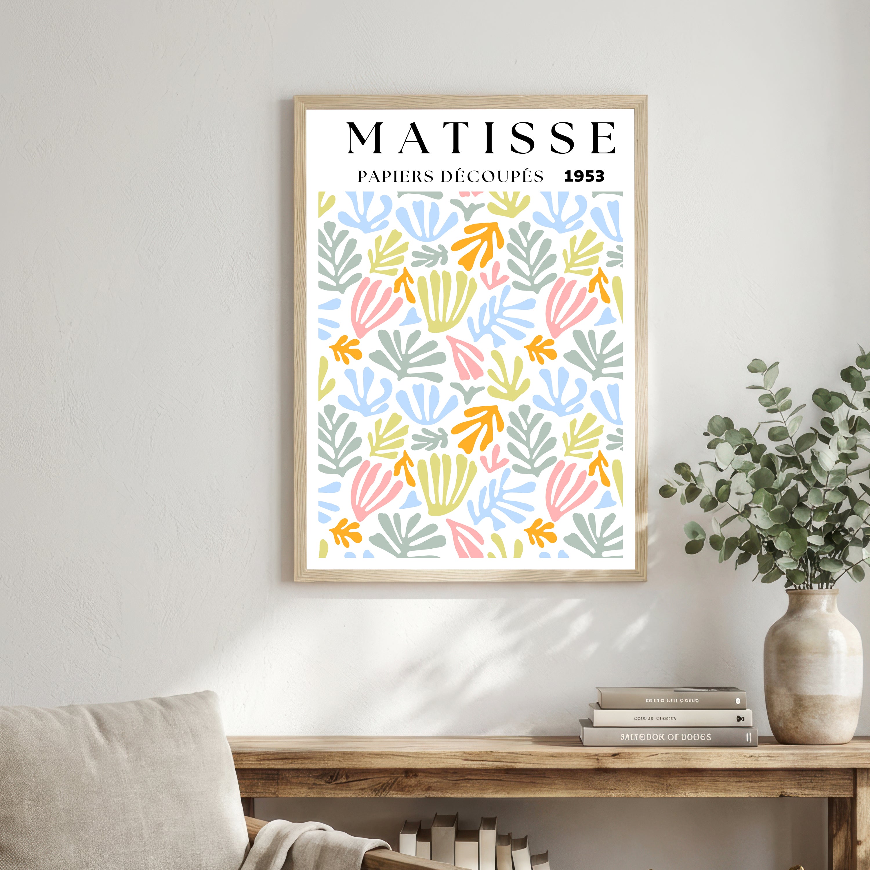 Matisse Cut Paper Botanical Art Print