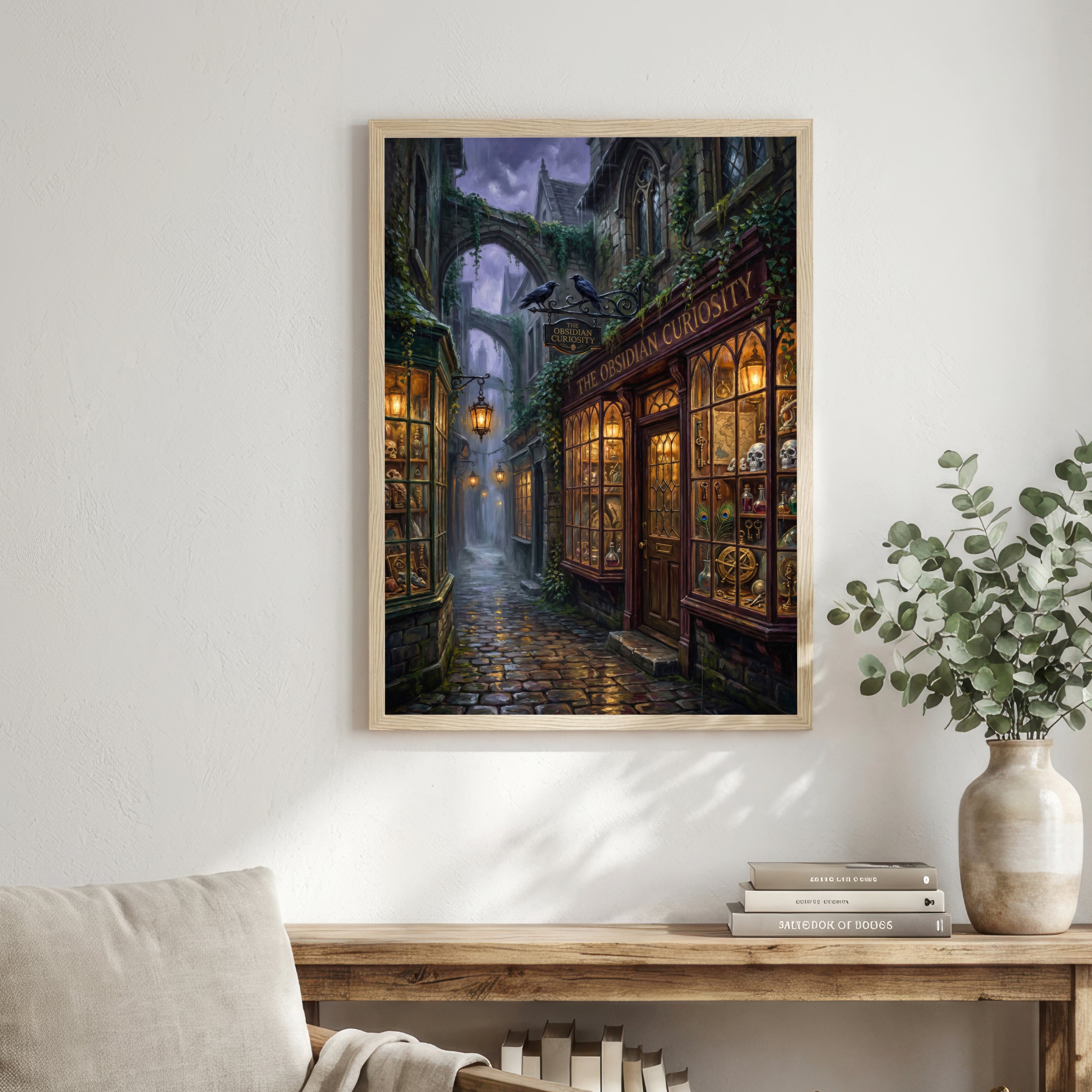 Gothic Curiosity Shop Art Print