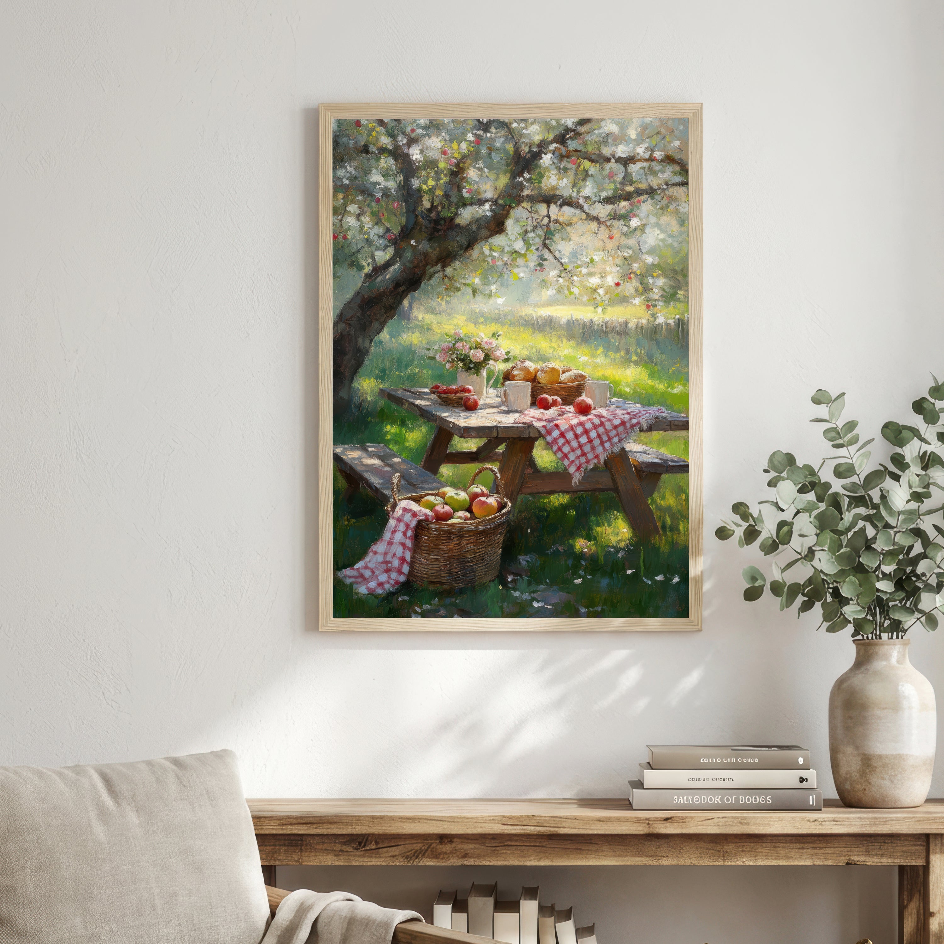 Garden Picnic Still Life Art Print