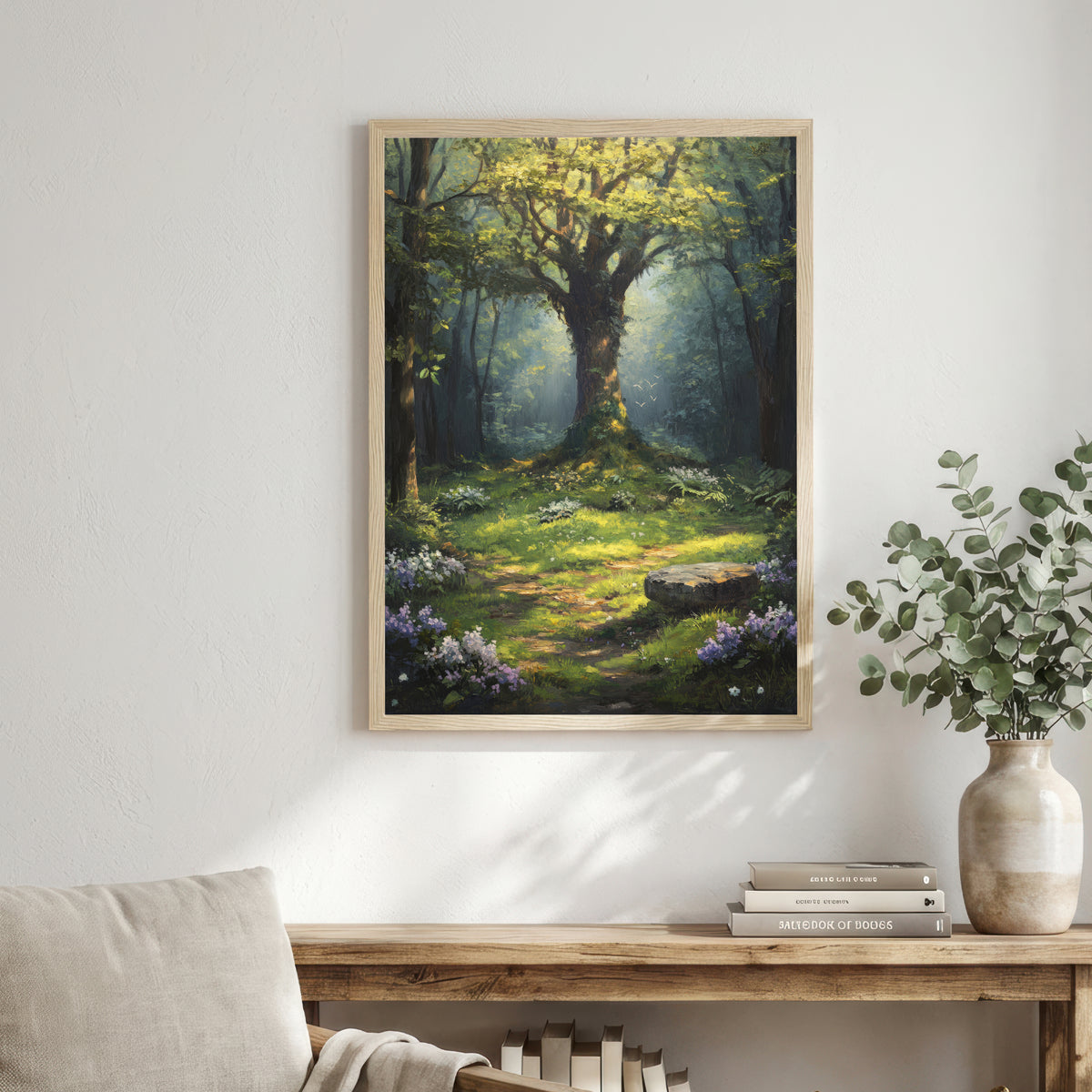 Enchanted Woodland Forest Art Print