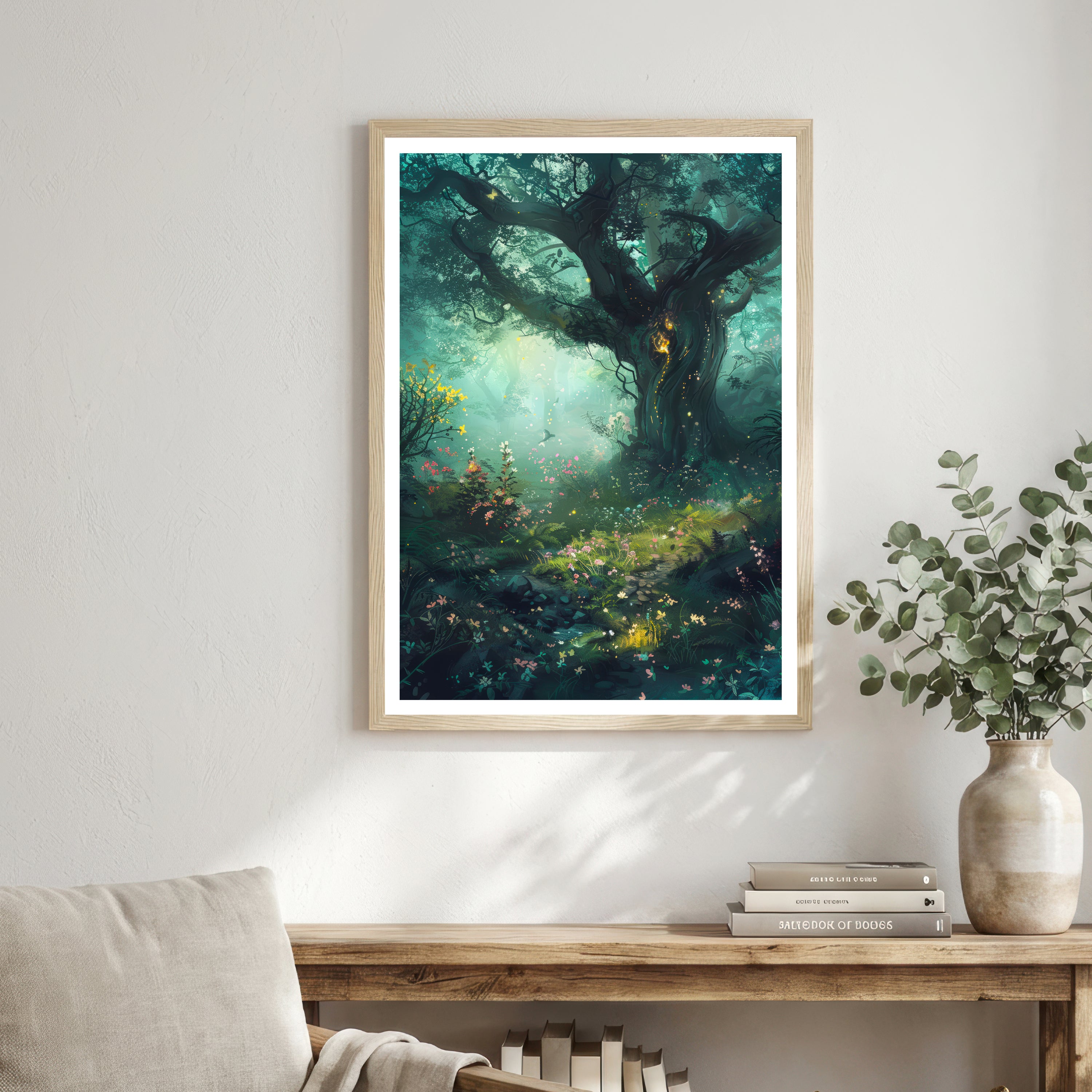 Enchanted Forest Tree Art Print