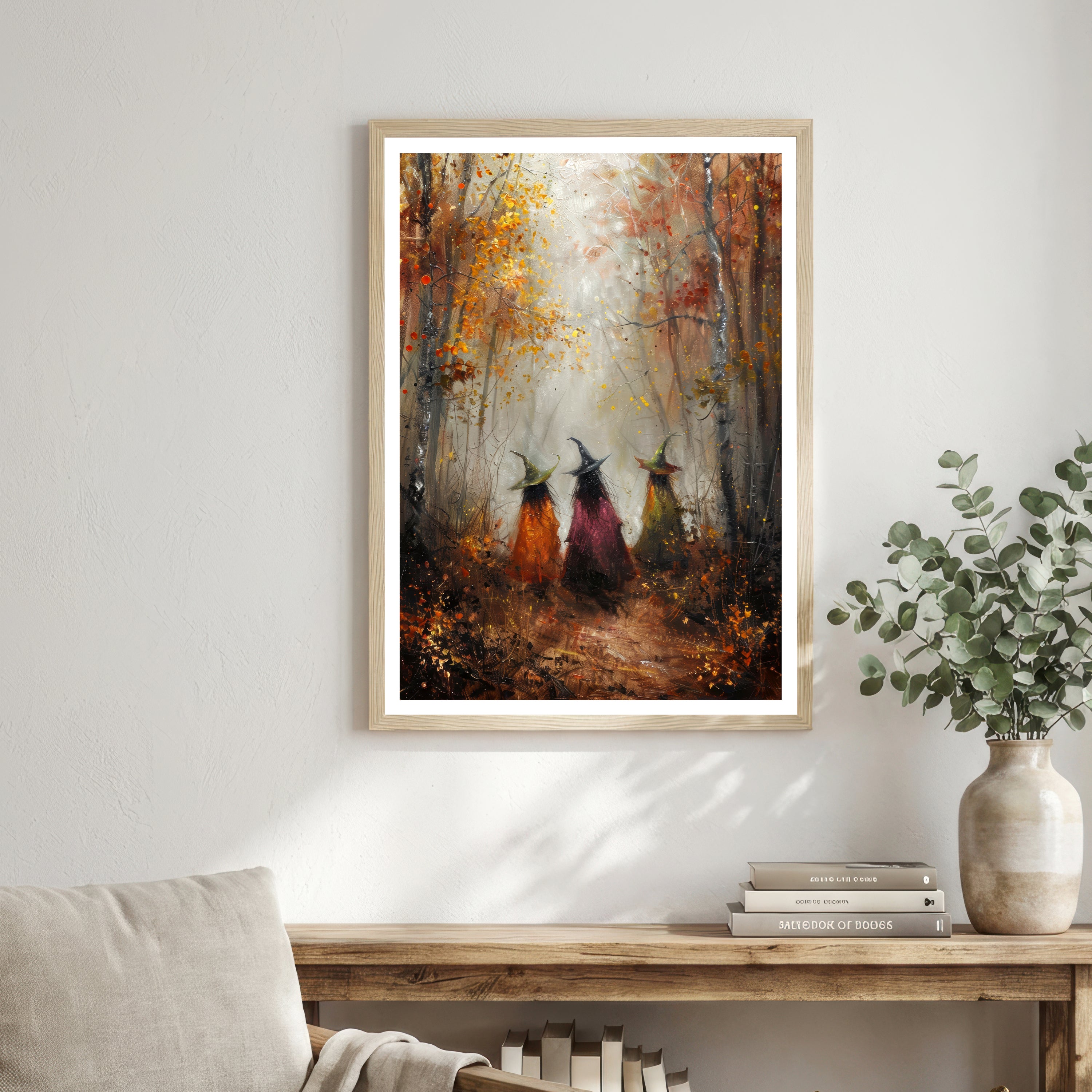 Three Witches Forest Art Print