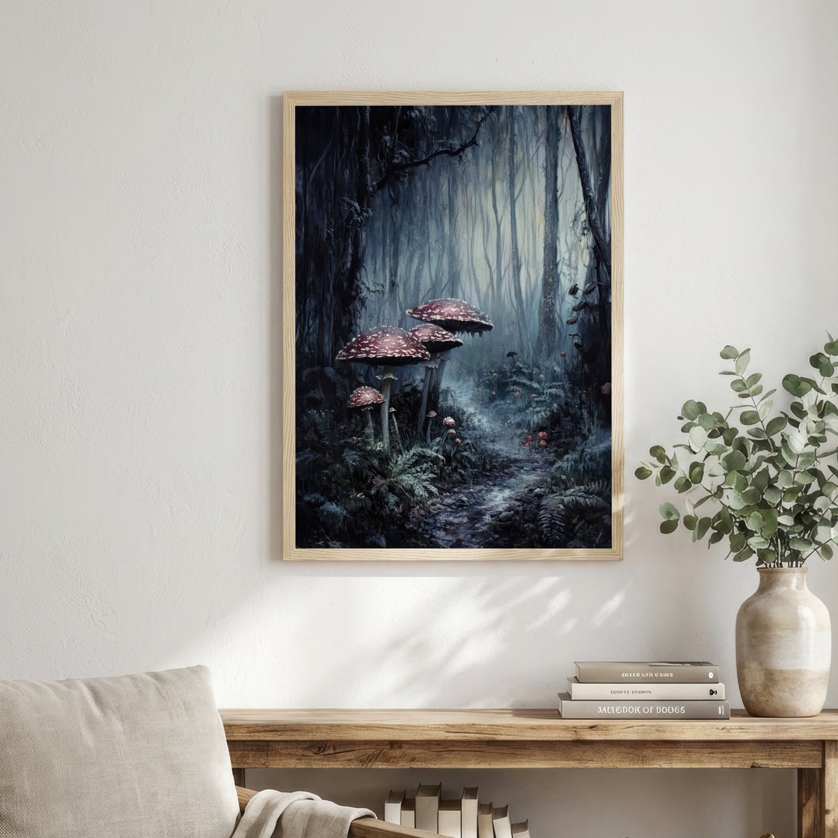 Enchanted Woodland Mushroom Art Print