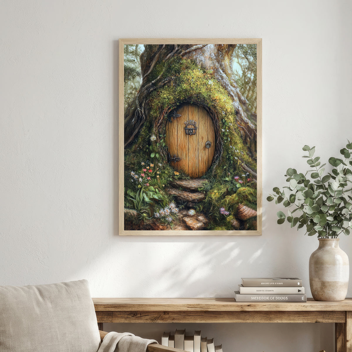 Enchanted Tree Door Art Print