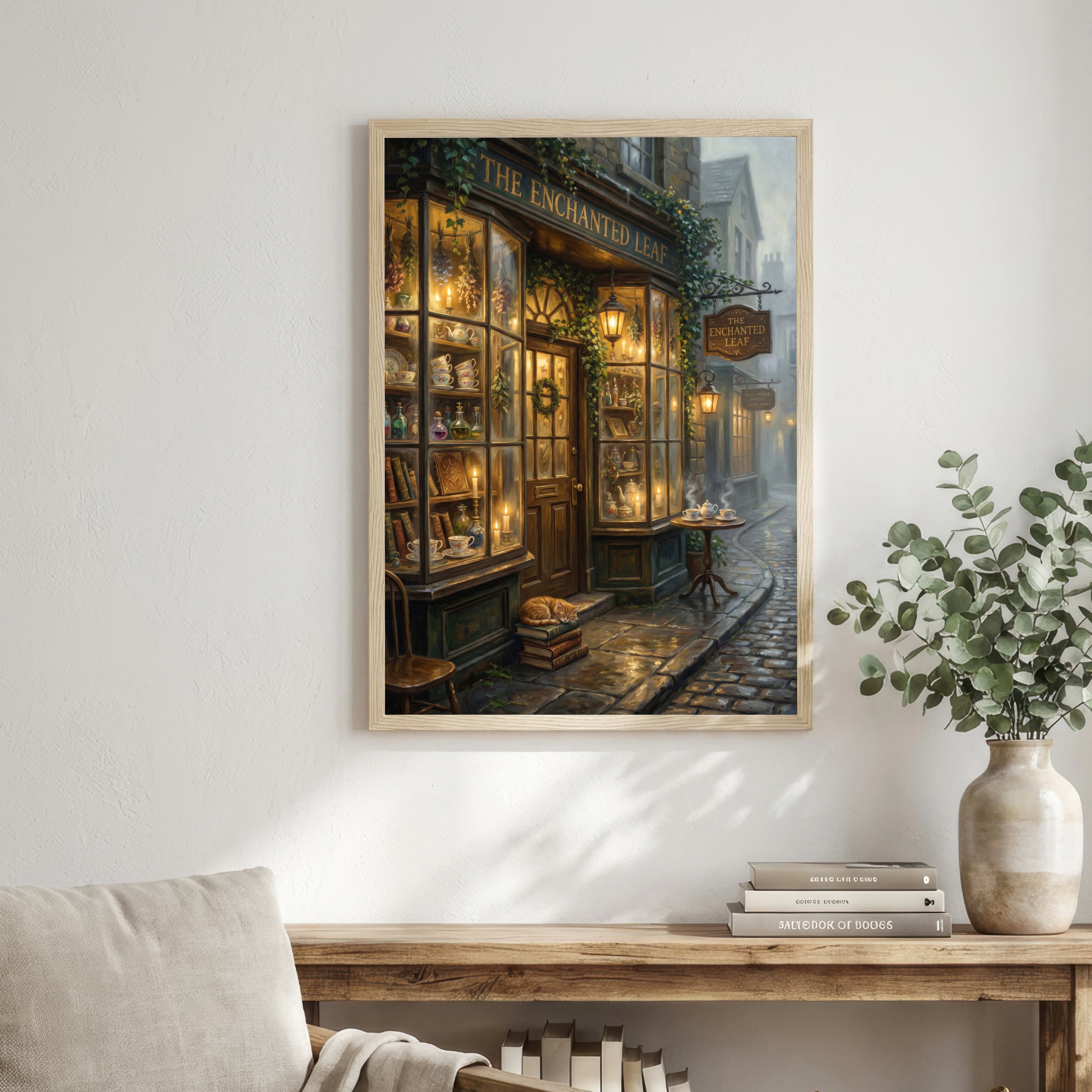 Enchanted Tea Shop Art Print