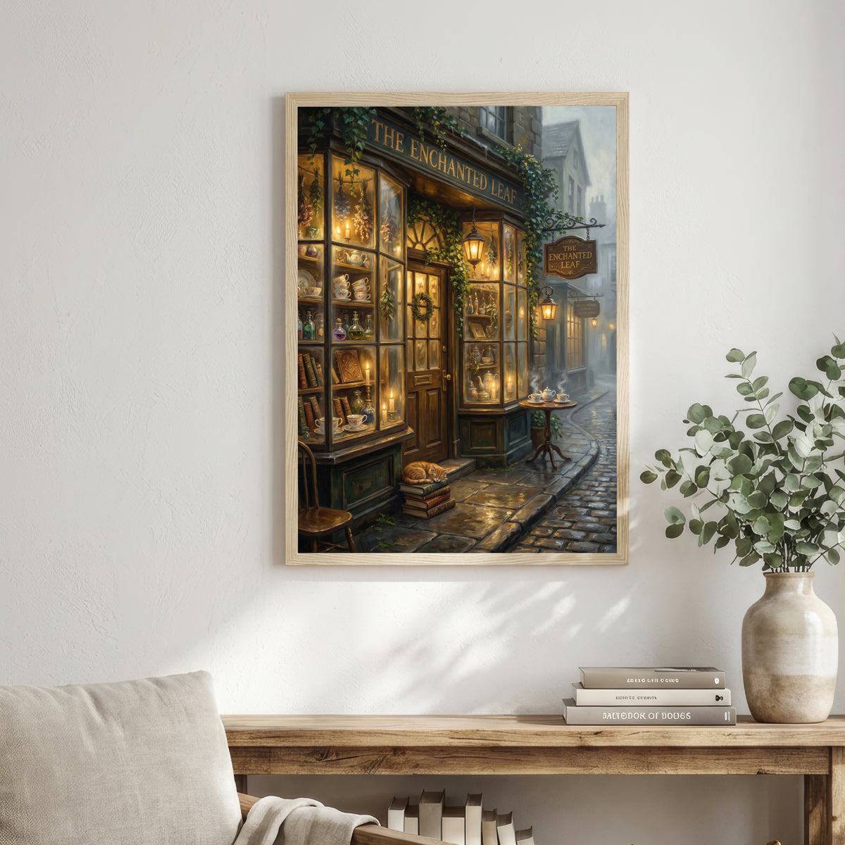 Enchanted Tea Shop Art Print