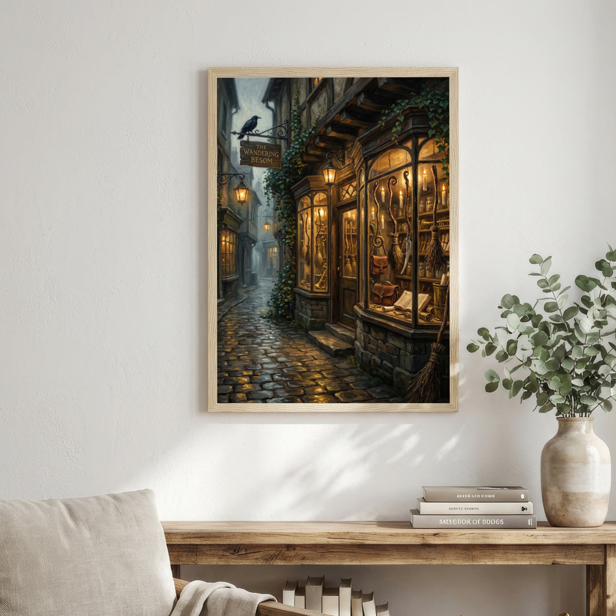 Enchanted Apothecary Alley Art Print