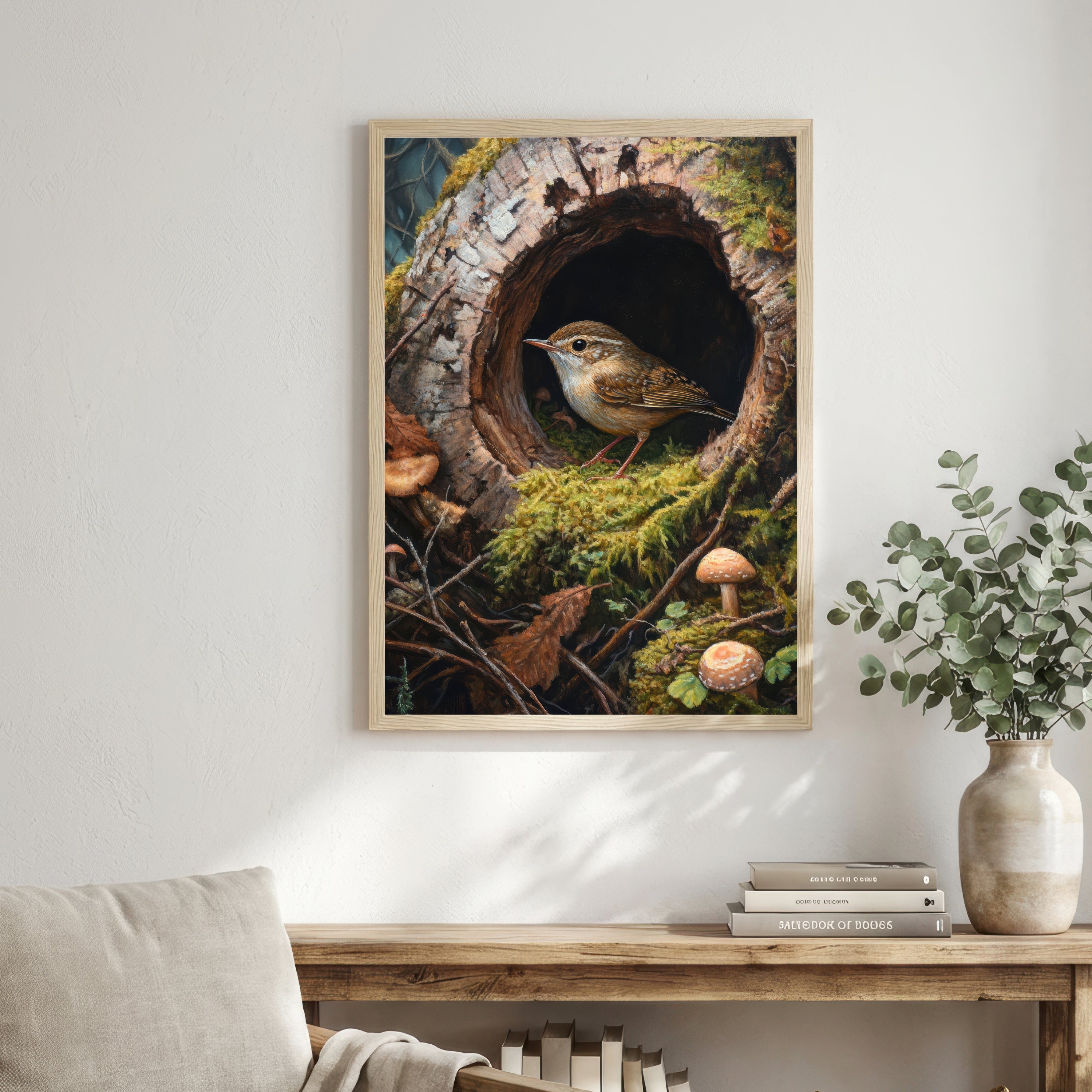Woodland Bird Wildlife Art Print