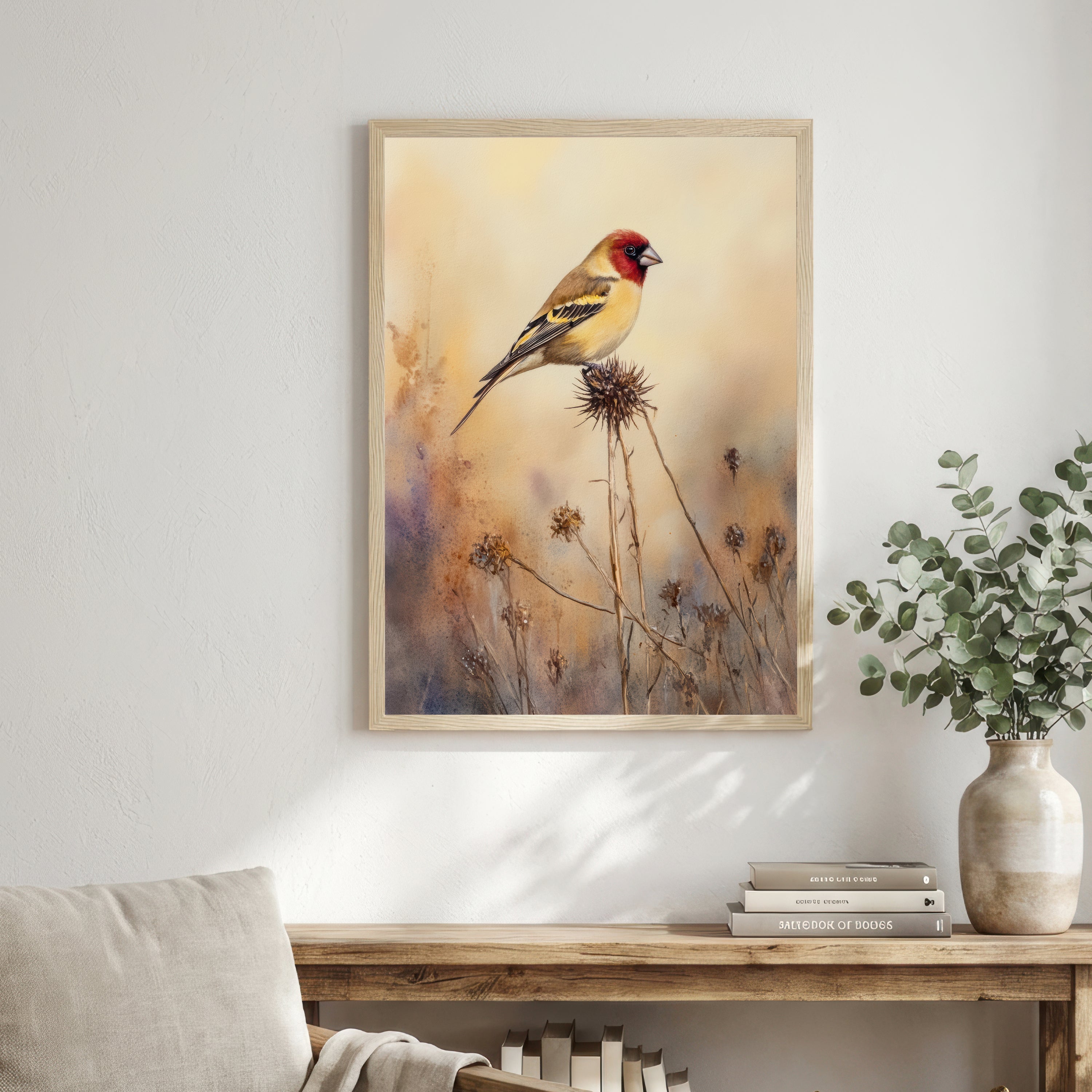 Goldfinch Watercolour Art Print