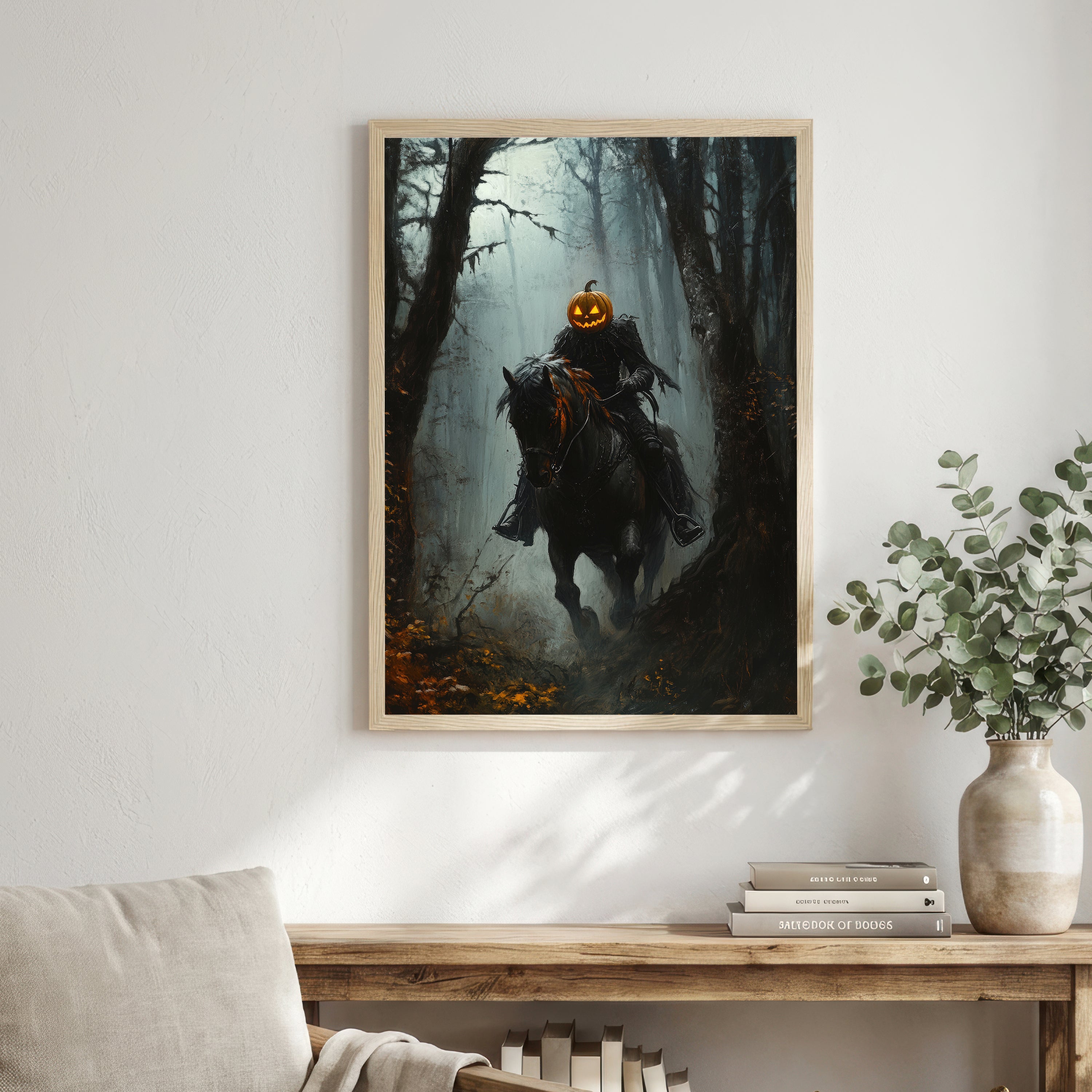 Headless Horseman Gothic Art Print