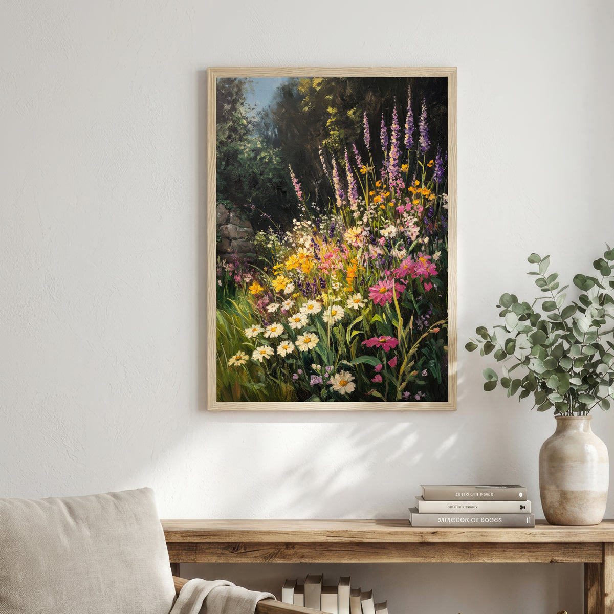Wildflower Meadow Impressionist Art Print