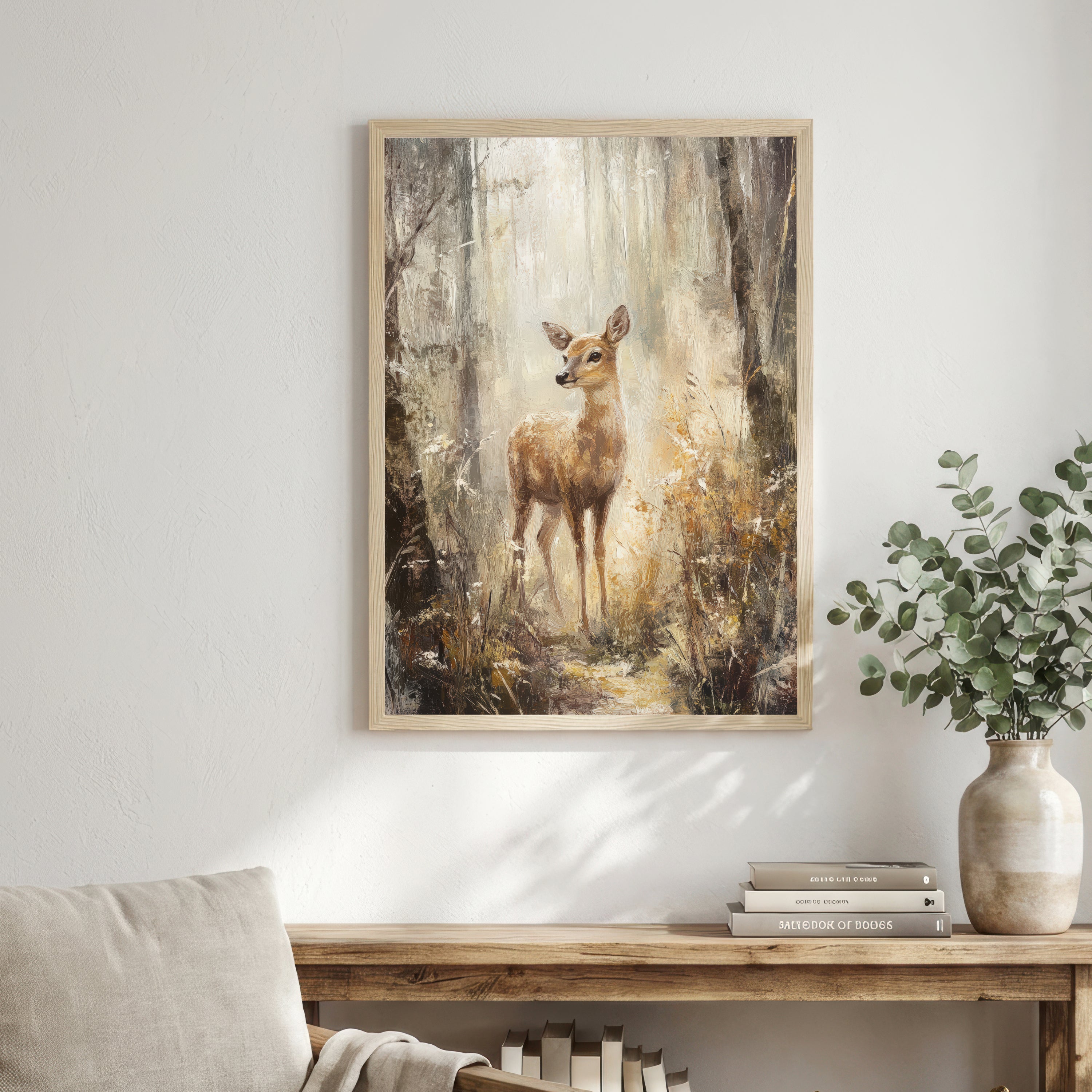 Woodland Fawn Art Print