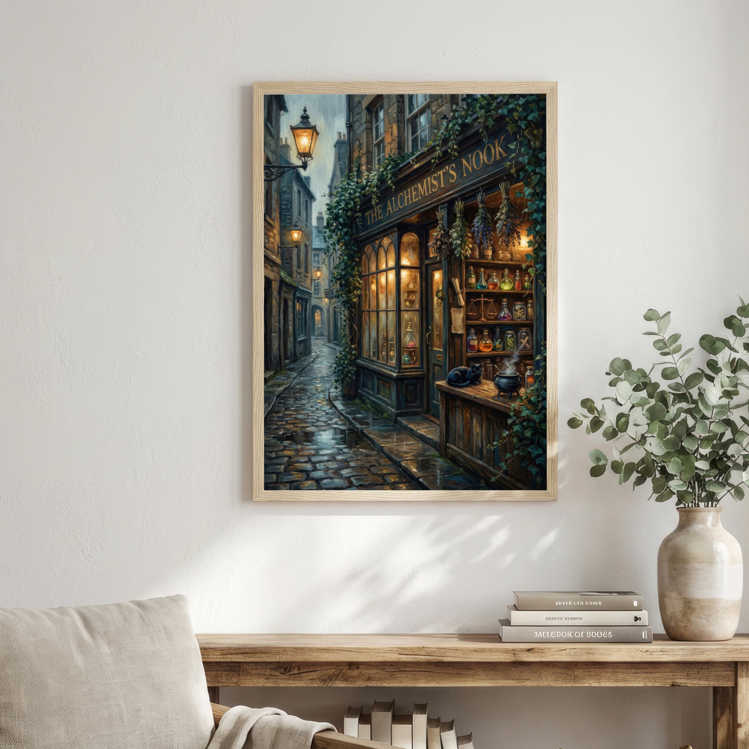 Alchemist Apothecary Dark Academia Art Print