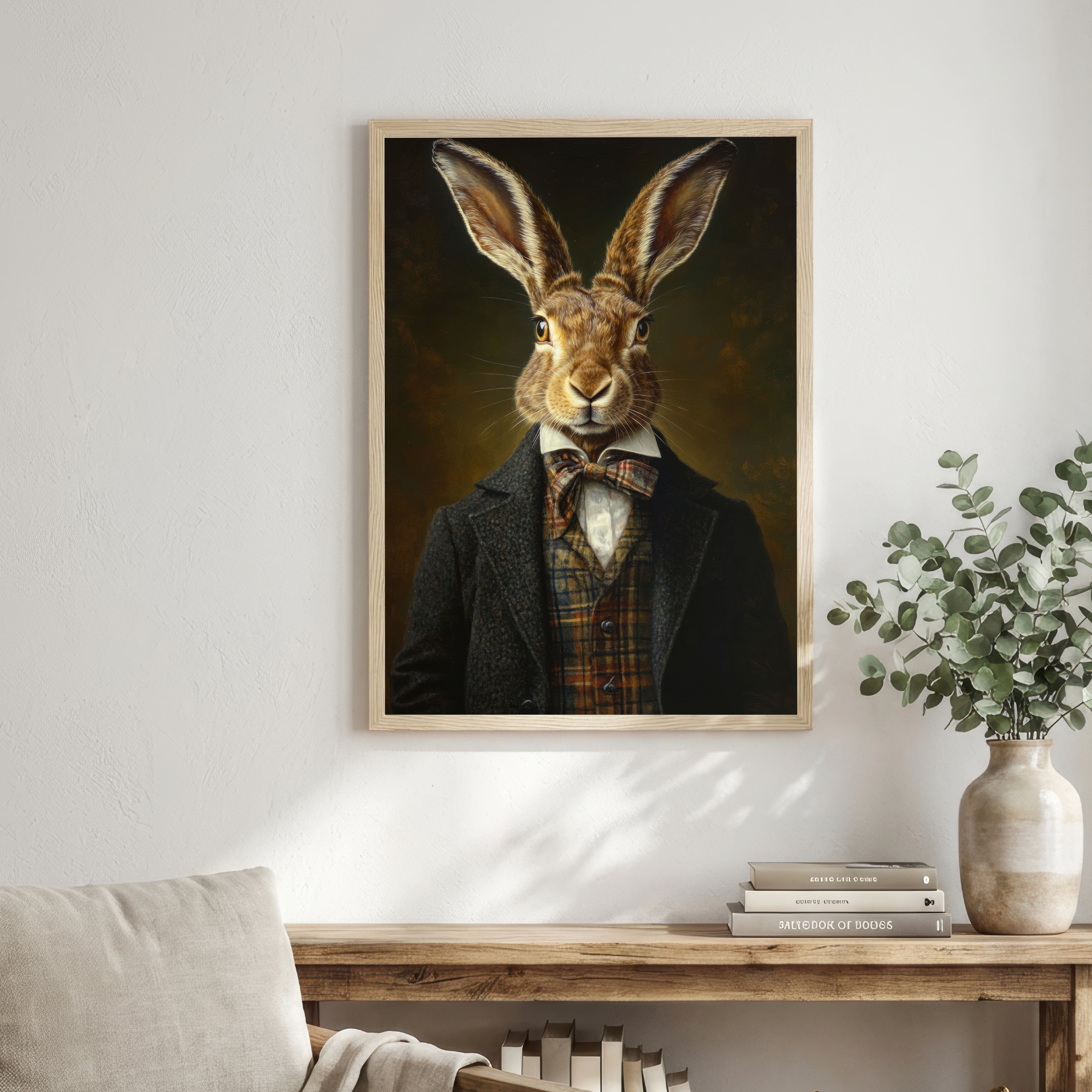 Victorian Hare Gentleman Art Print