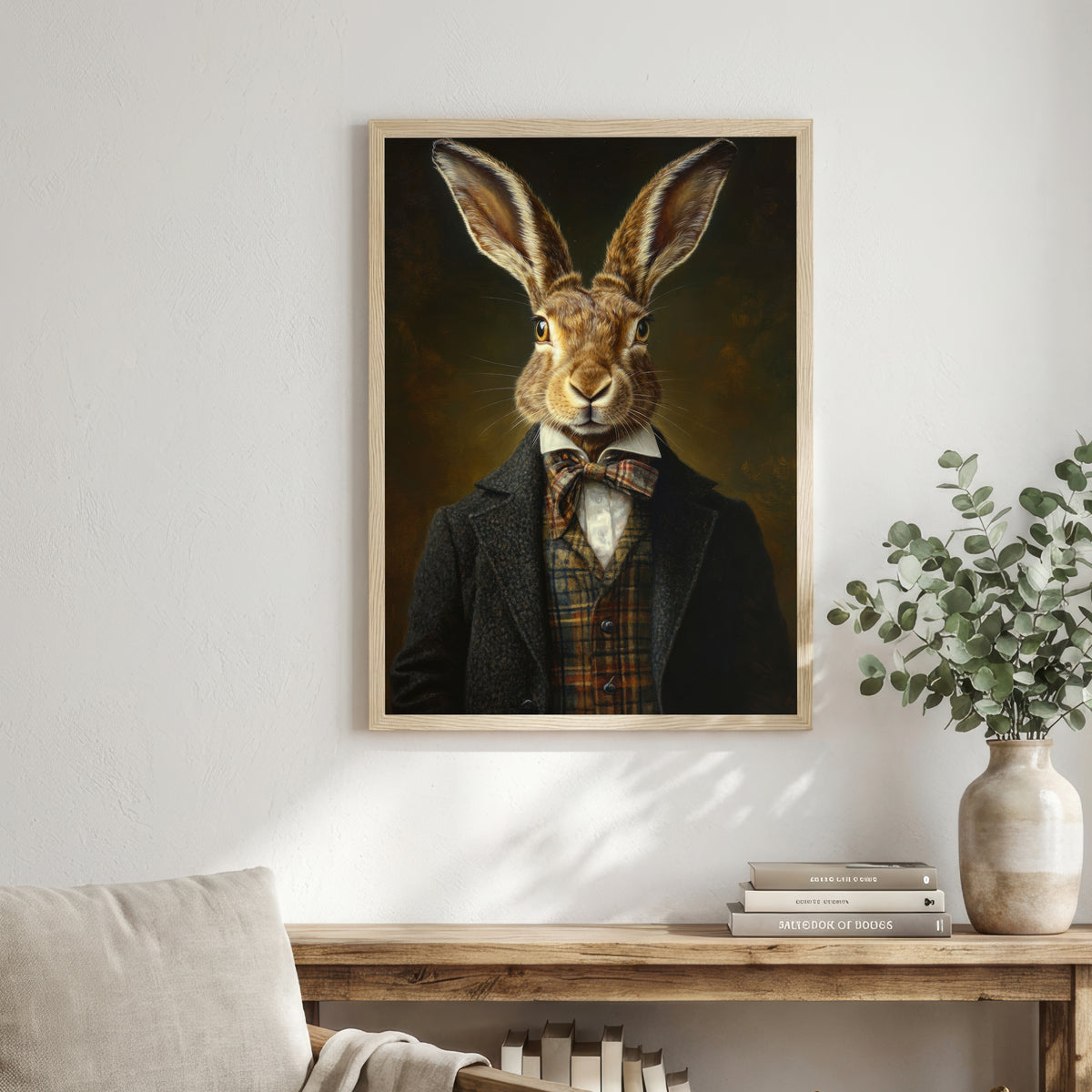 Victorian Hare Gentleman Art Print