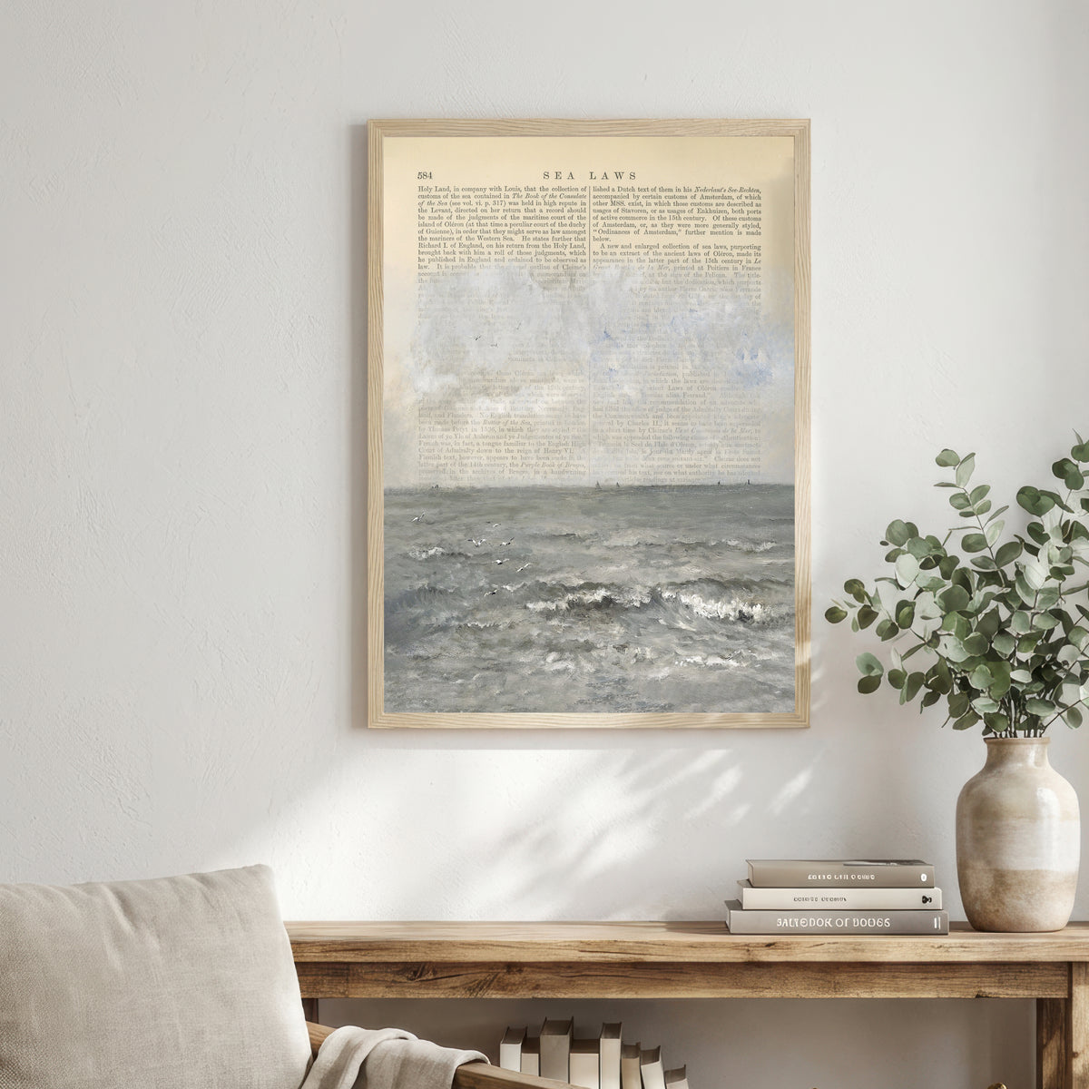 Vintage Sea Laws Ocean Art Print