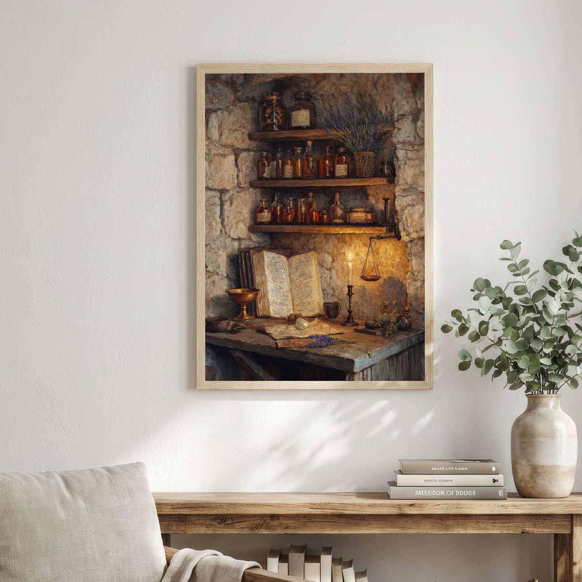 Alchemist Apothecary Still Life Art Print