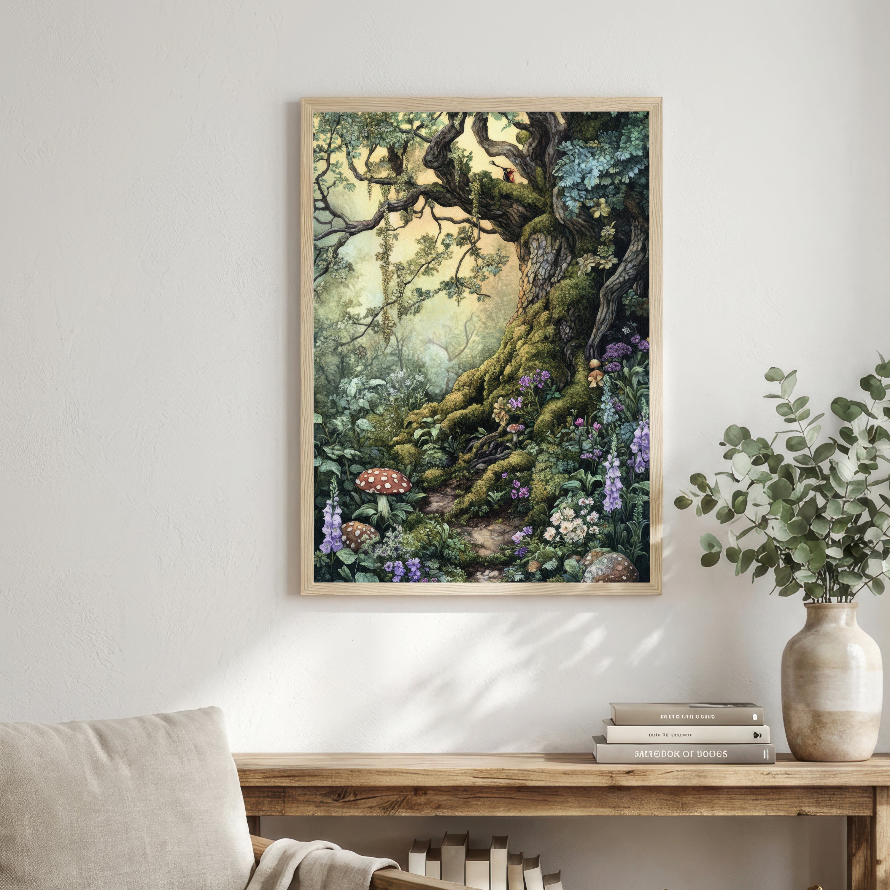 Enchanted Woodland Fairy Art Print
