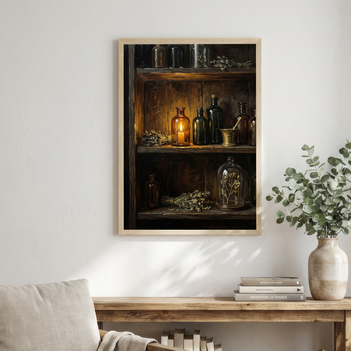 Dark Academia Apothecary Art Print